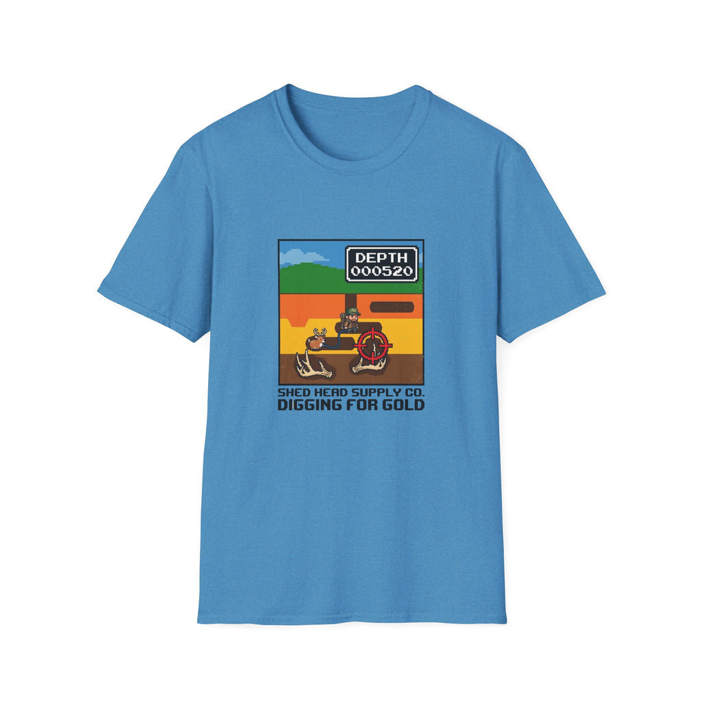Digging For Gold 80's Video Game T-Shirt