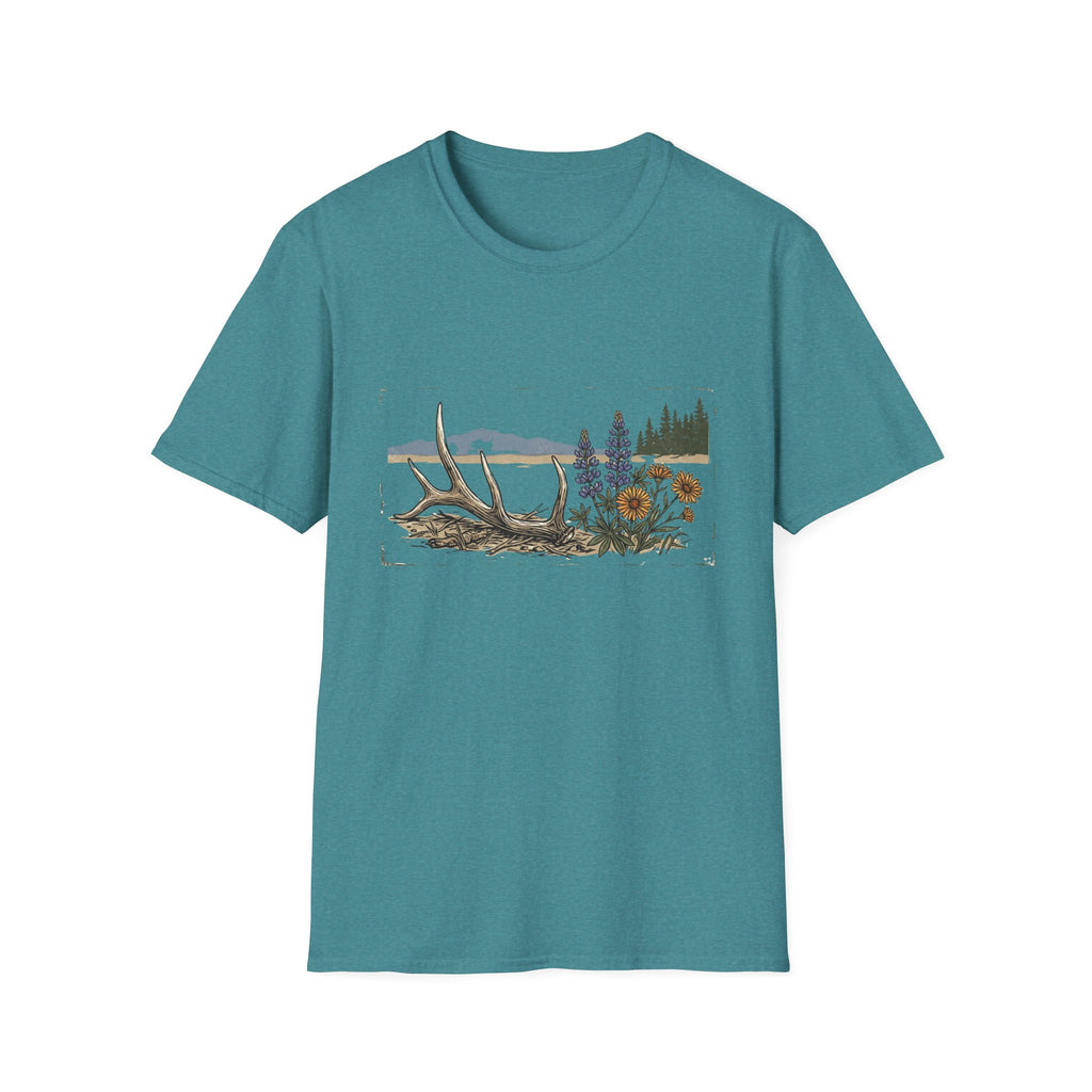 Elk Shed & Wildflowers T-Shirt