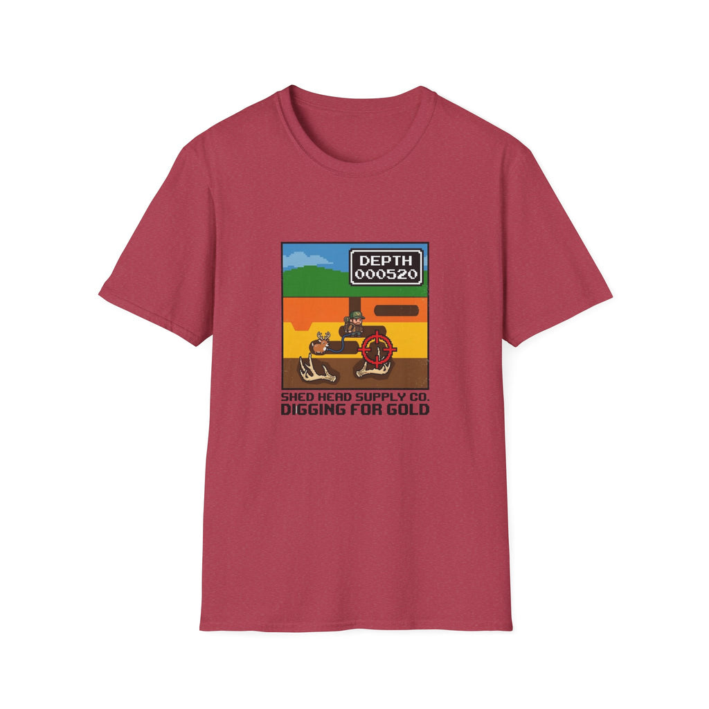 Digging For Gold 80's Video Game T-Shirt