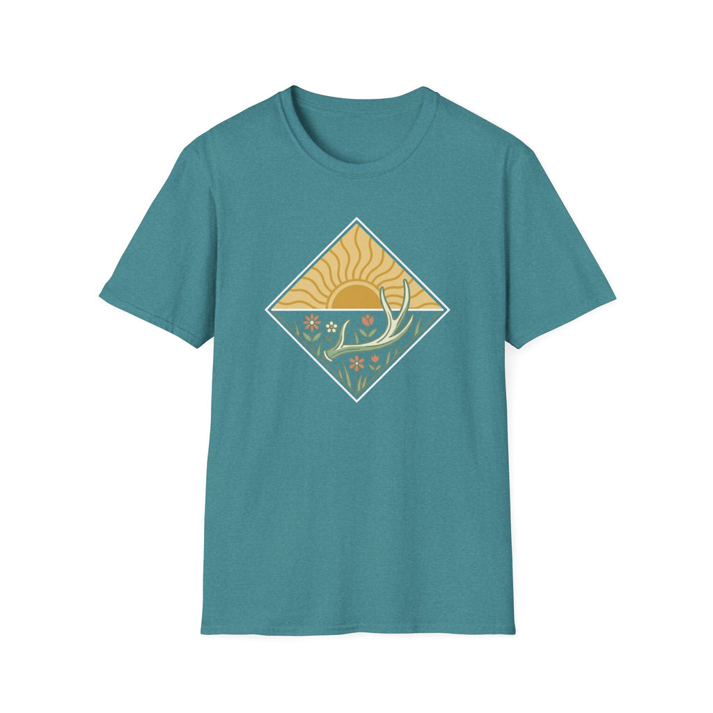Antler Shed & Wildflowers Diamond T-Shirt