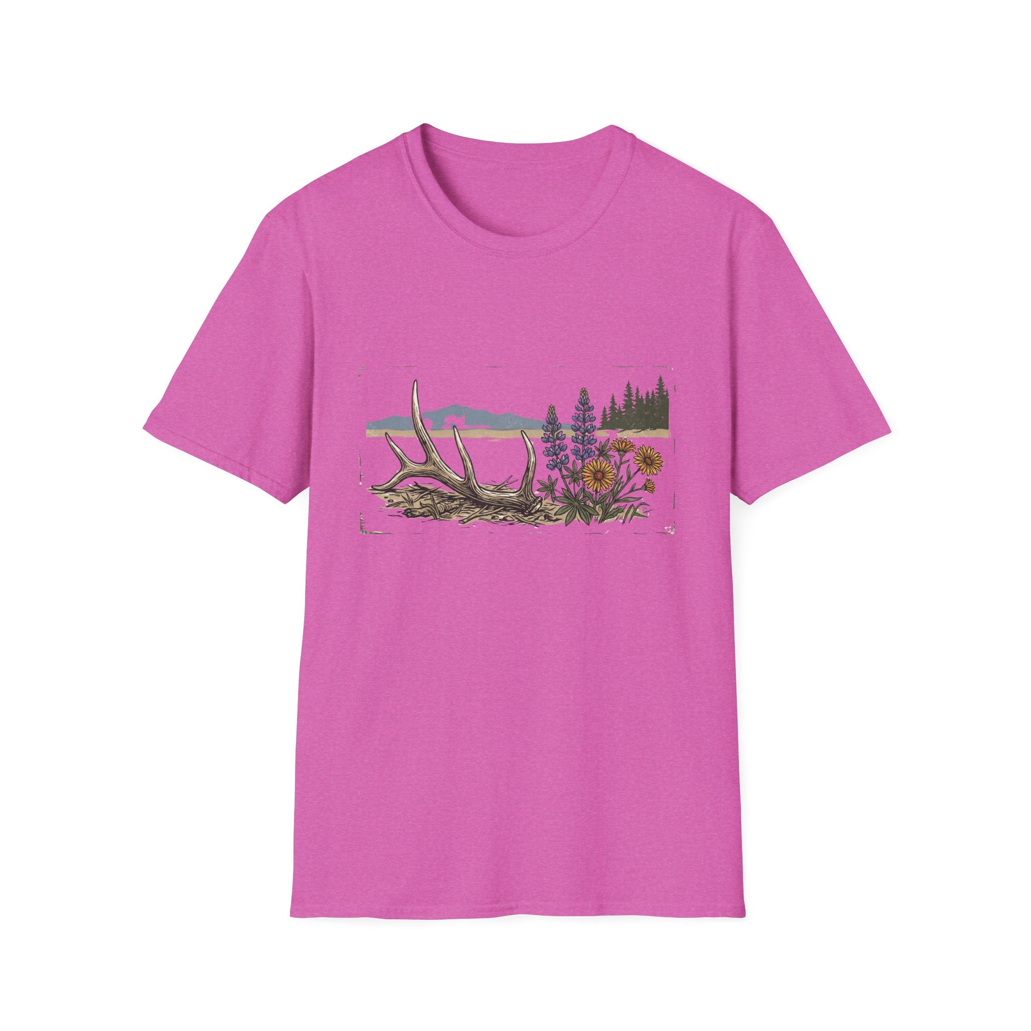 Elk Shed & Wildflowers T-Shirt