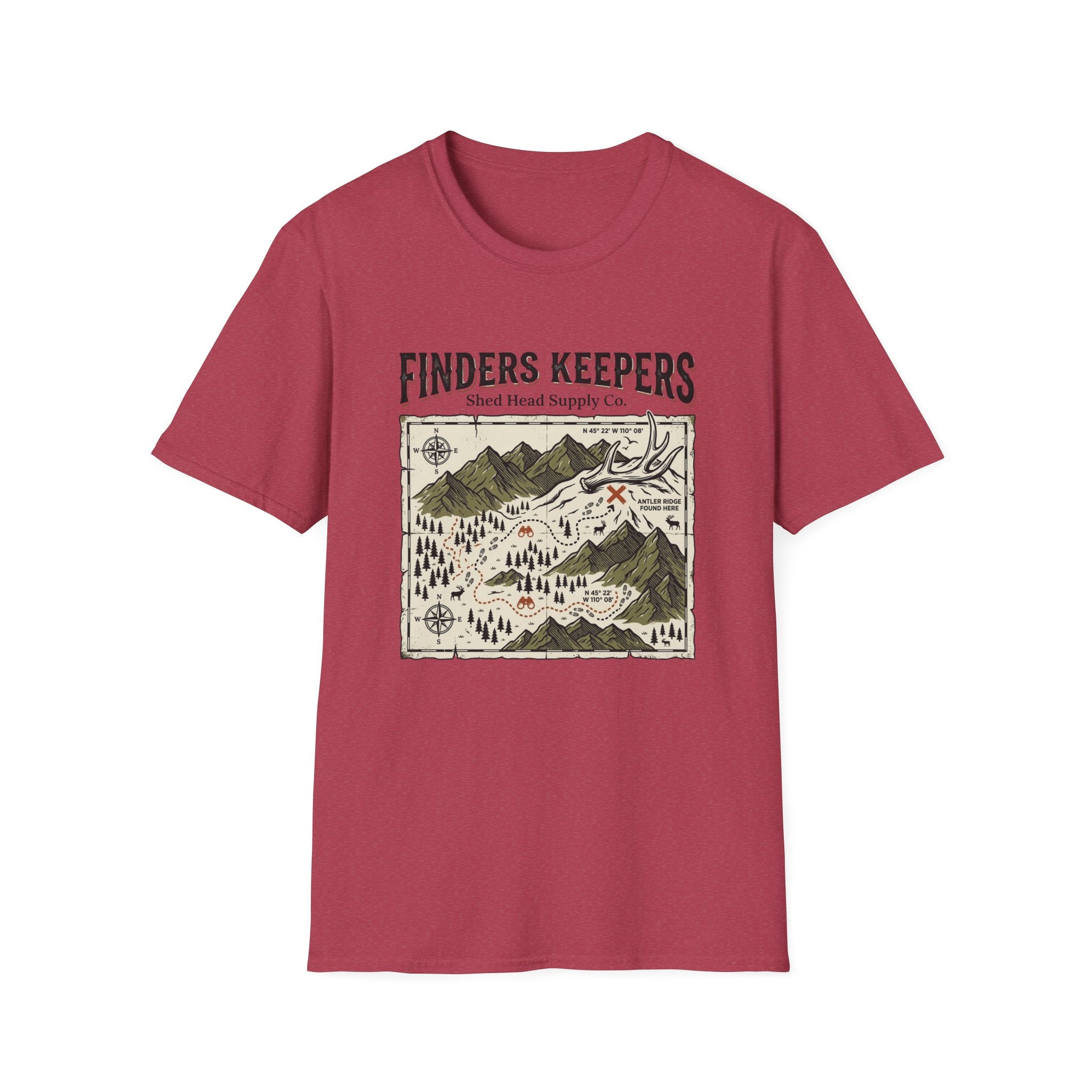 Finders Keepers Treasure Map T-Shirt
