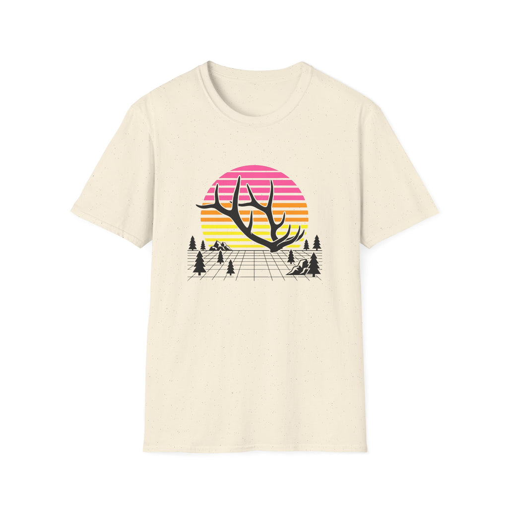 Elk Shed Grid Map T-Shirt
