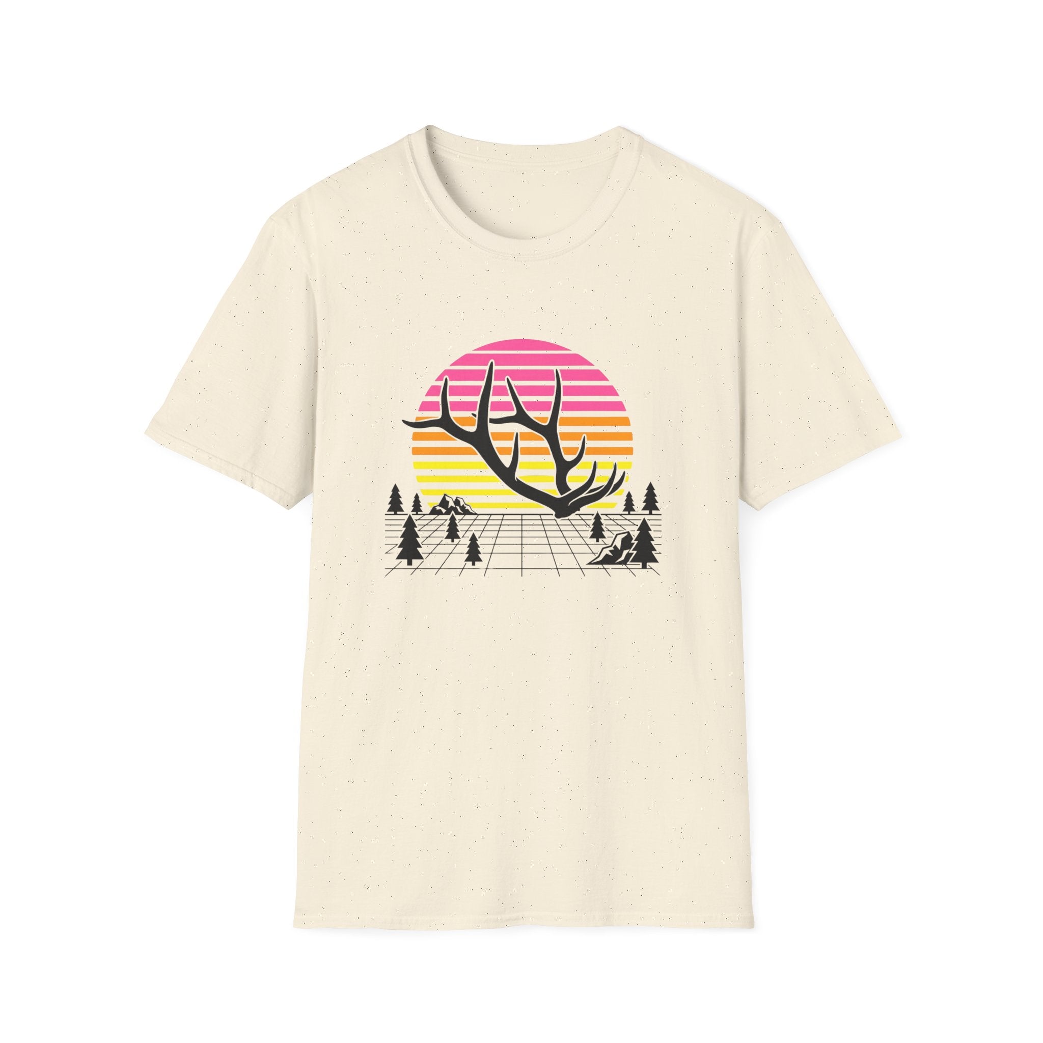 Elk Shed Grid Map T-Shirt