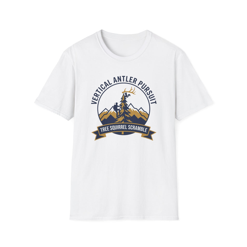 Vertical Antler Pursuit / Tree Squirrel Scramble T-Shirt