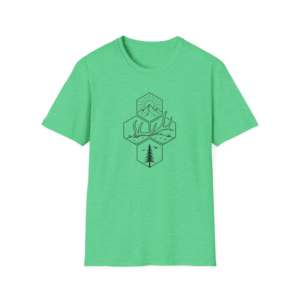 Antler Shed in the Hexagon T-Shirt