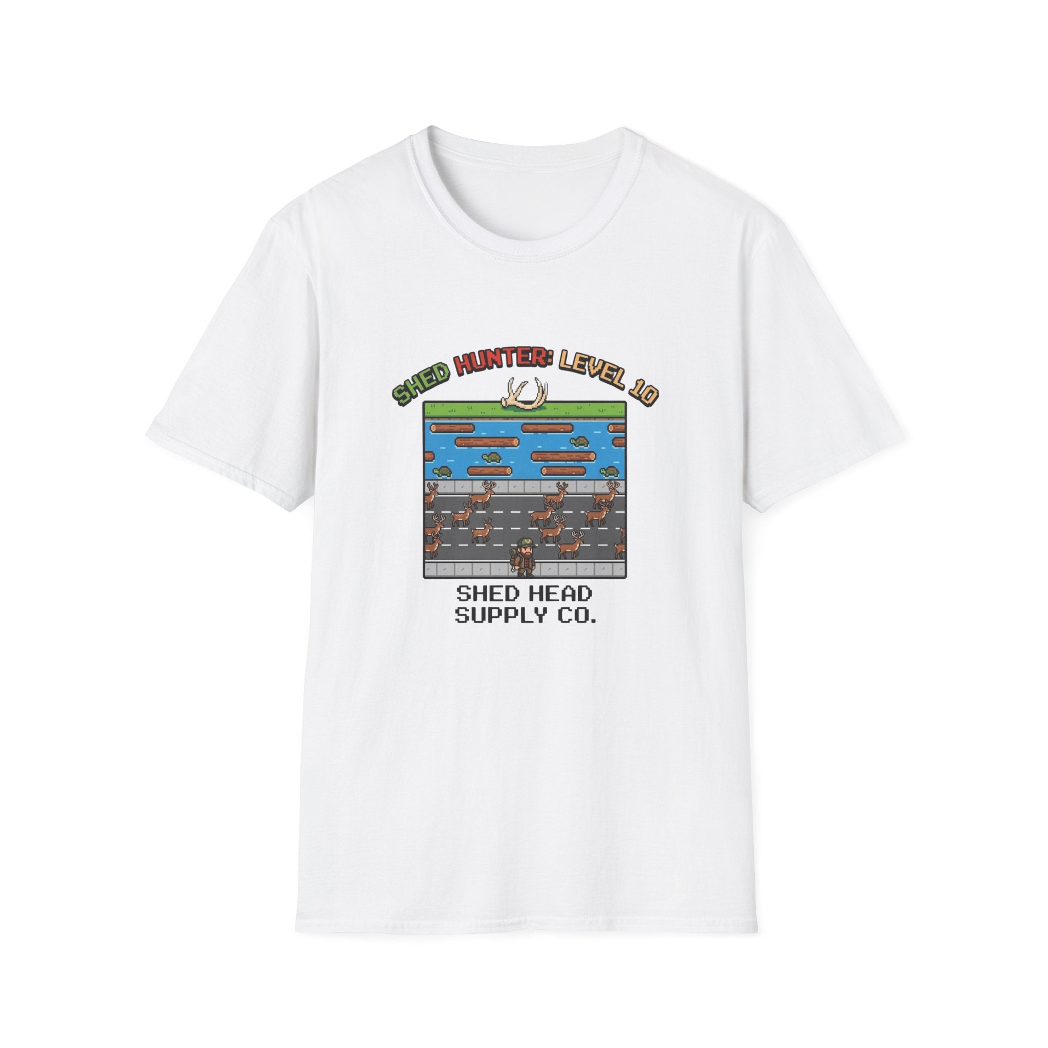 Shed Hunter 80's Video Game T-Shirt