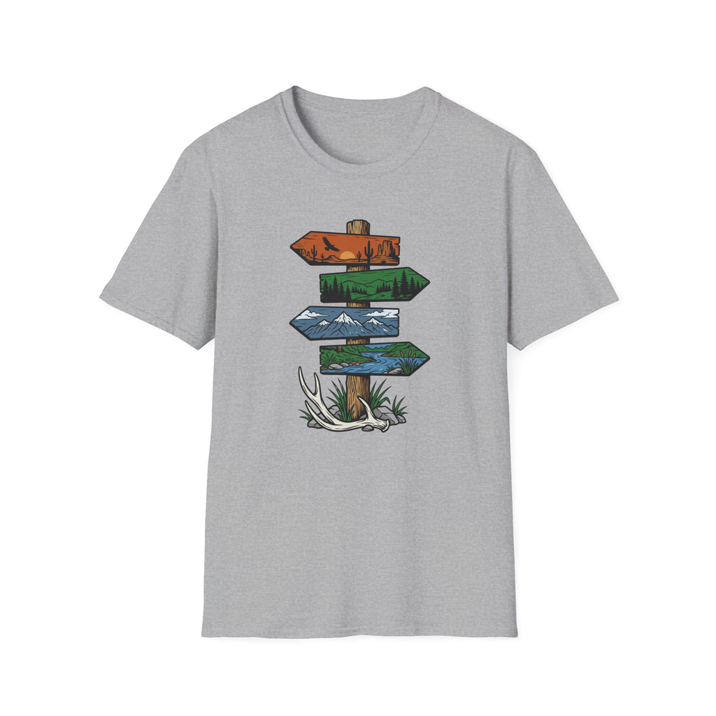 Antler Drop Signpost T-Shirt