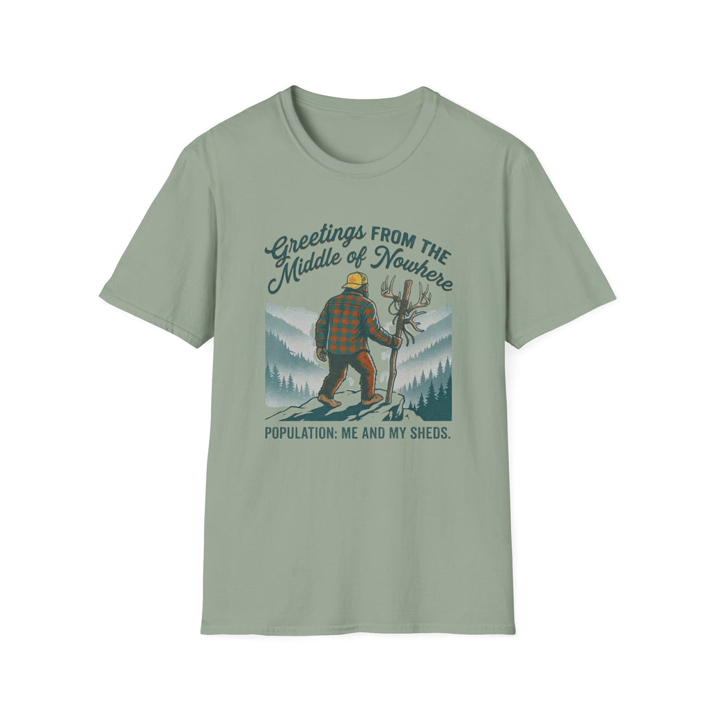 Greetings From the Middle of Nowhere T-Shirt