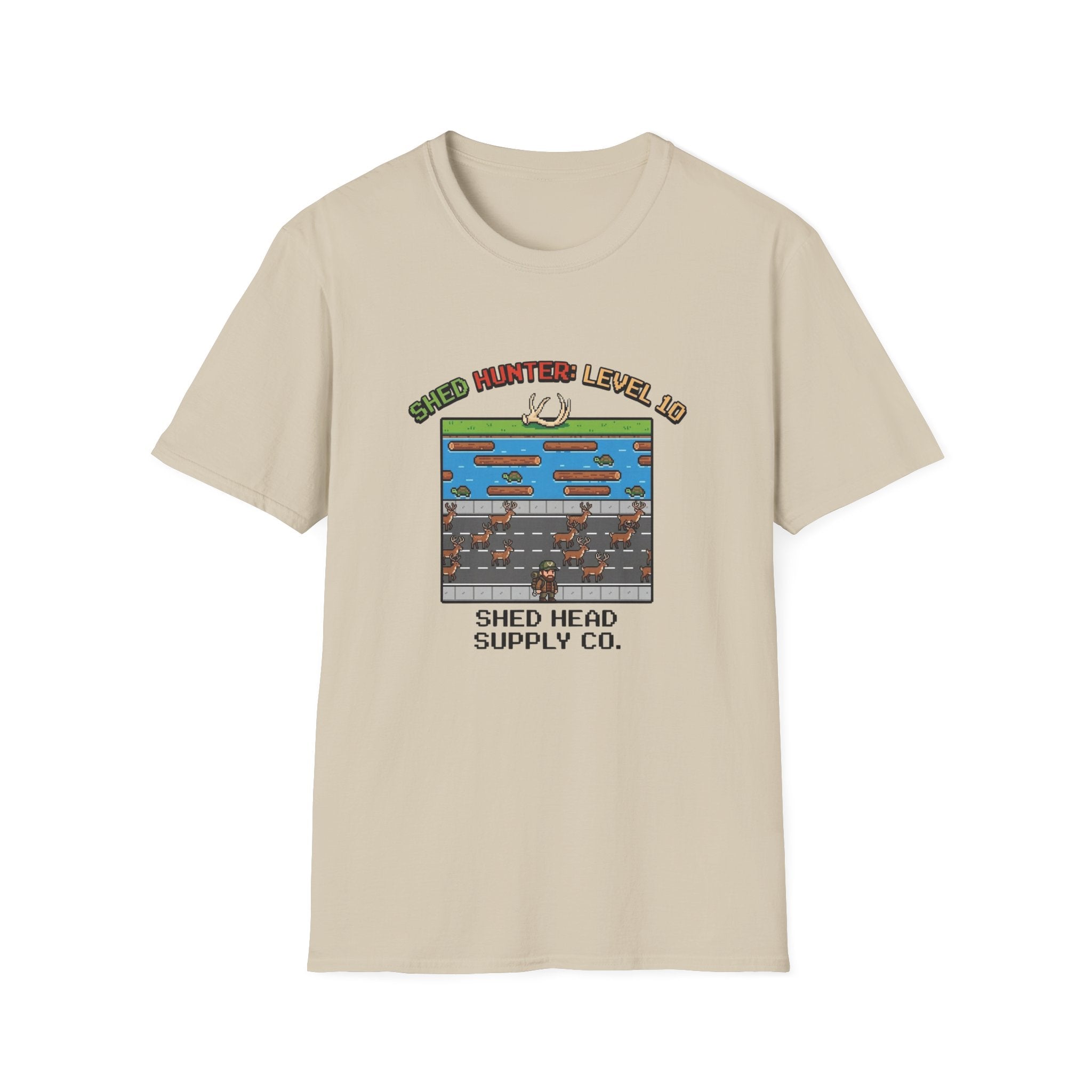 Shed Hunter 80's Video Game T-Shirt