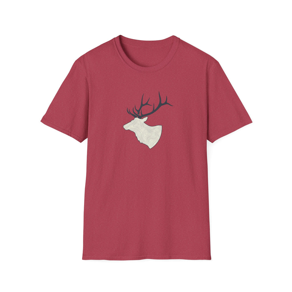 Elk Topography Silhouette T-Shirt