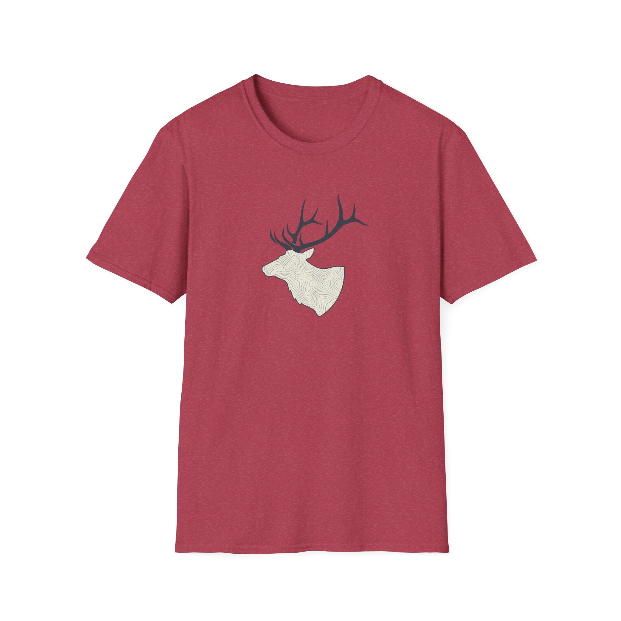Elk Topography Silhouette T-Shirt