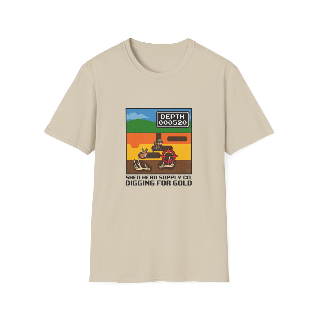 Digging For Gold 80's Video Game T-Shirt