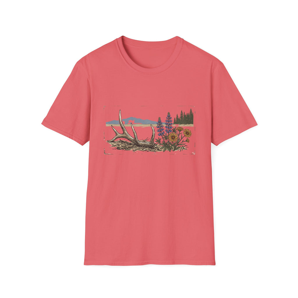 Elk Shed & Wildflowers T-Shirt