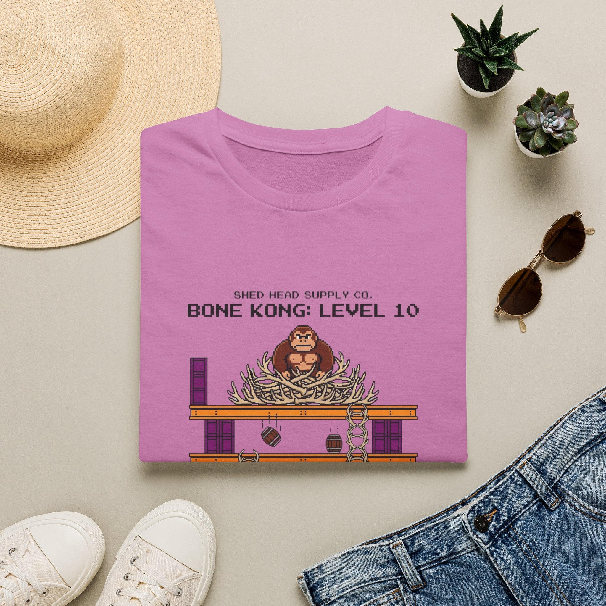 Bone Kong 80's Video Game T-Shirt