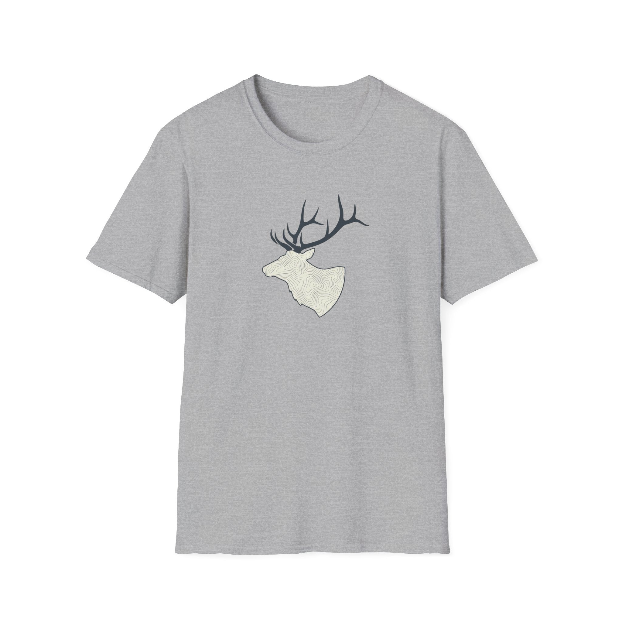 Elk Topography Silhouette T-Shirt