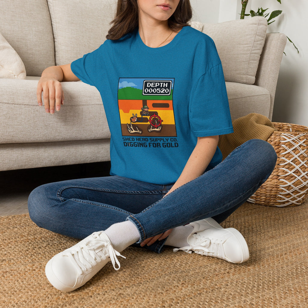 Digging For Gold 80's Video Game T-Shirt
