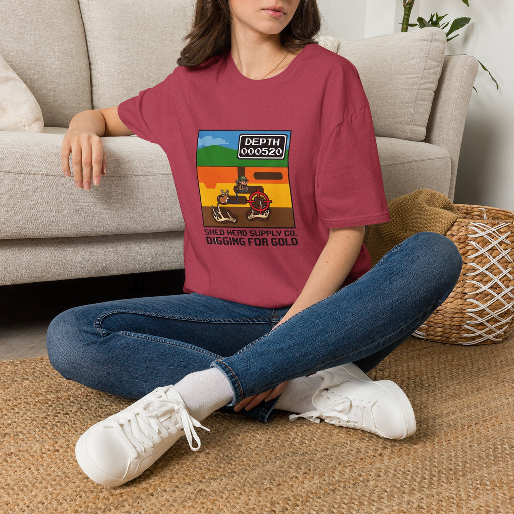 Digging For Gold 80's Video Game T-Shirt