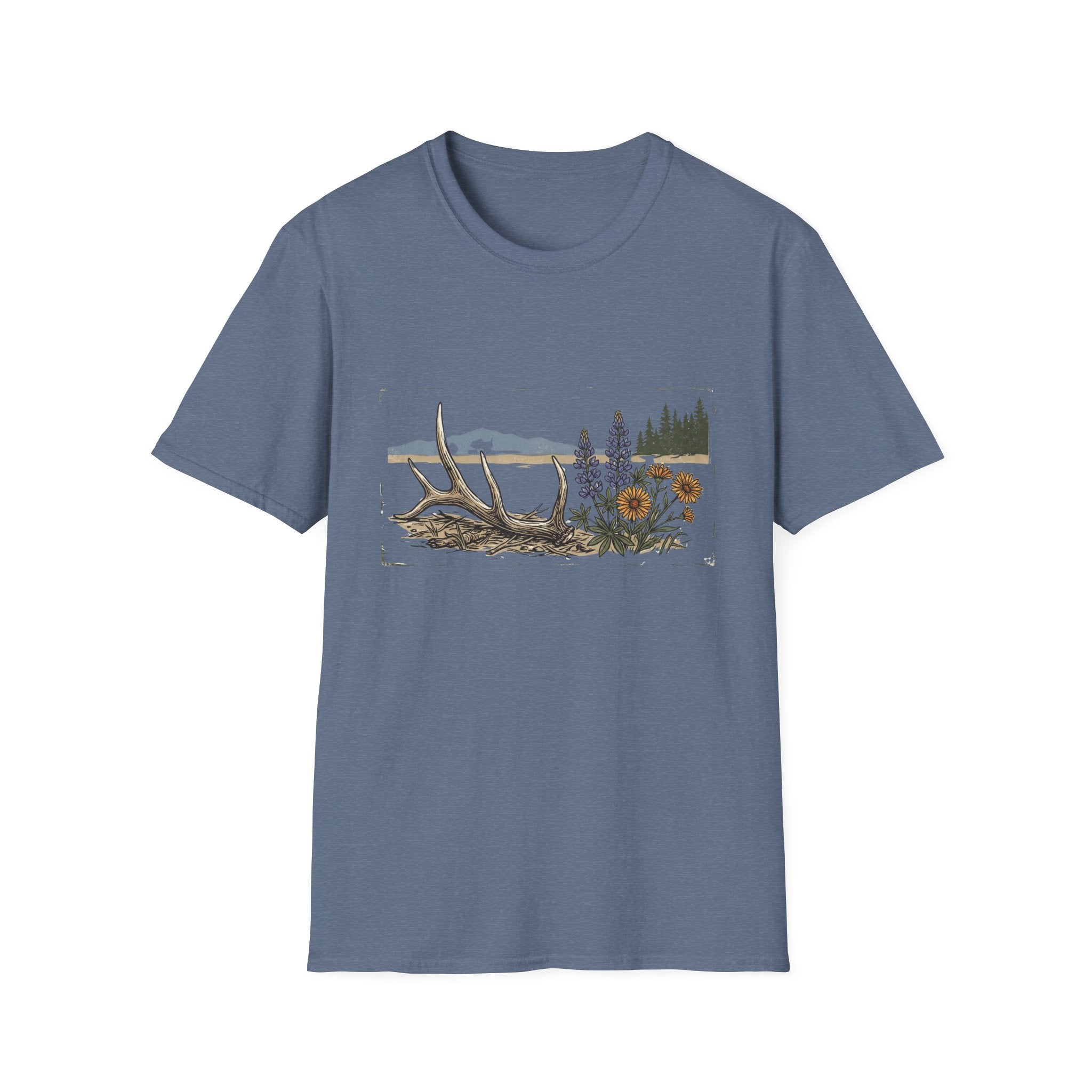 Elk Shed & Wildflowers T-Shirt