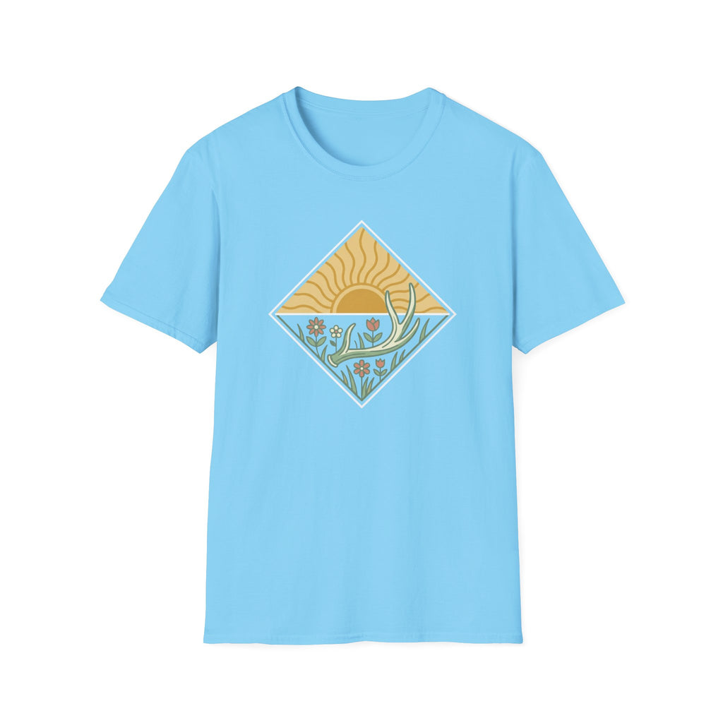 Antler Shed & Wildflowers Diamond T-Shirt