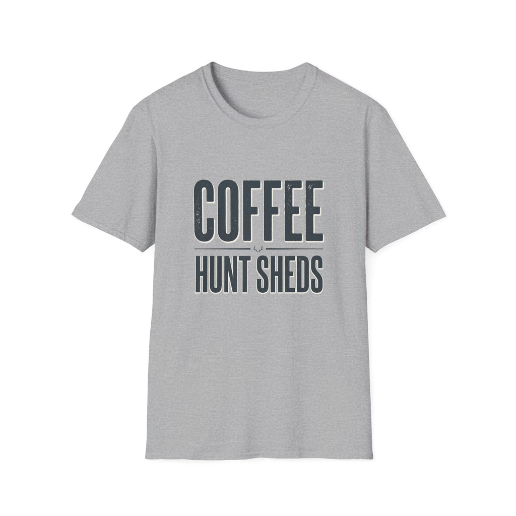 Drink Coffee & Hunt Sheds Antler T-Shirt