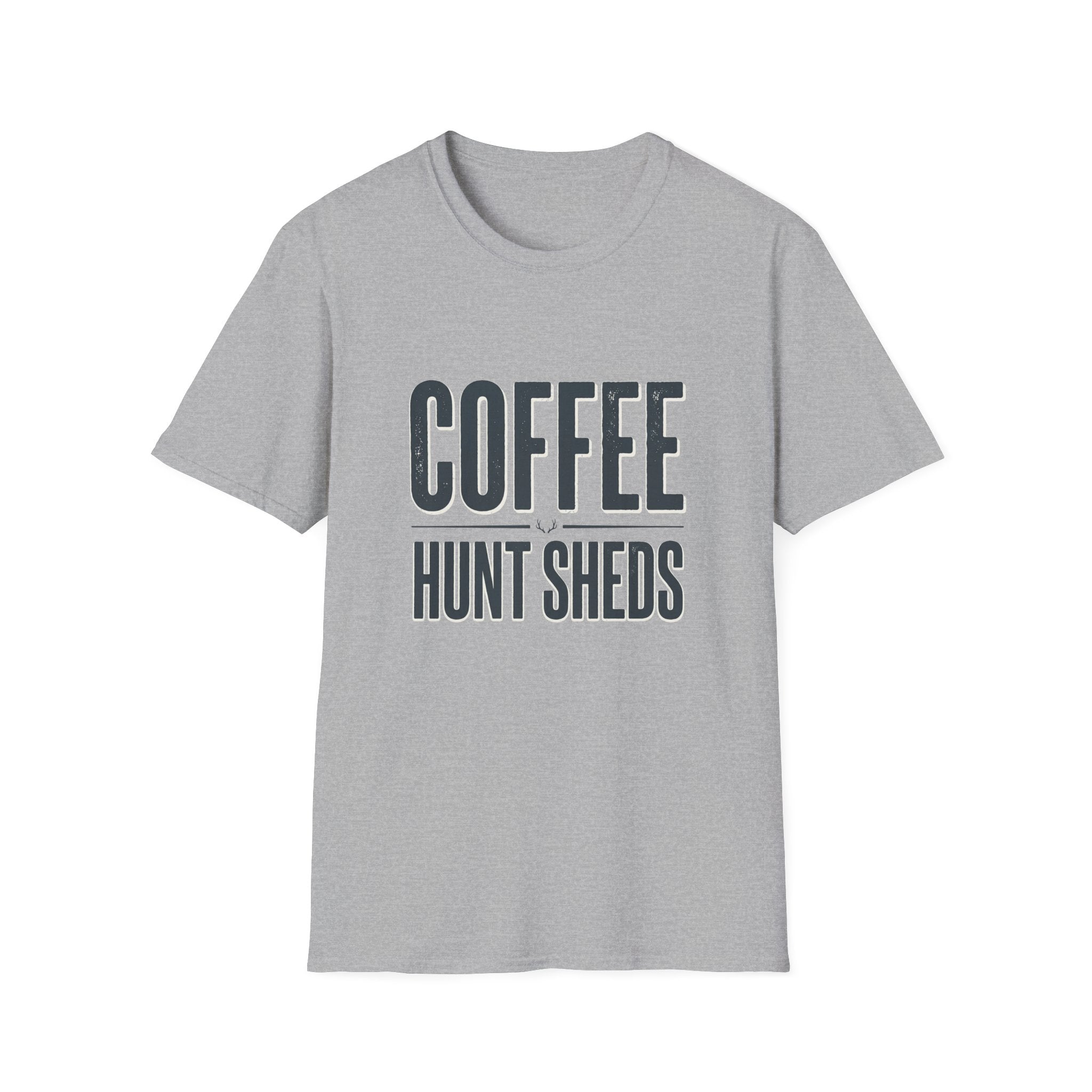 Drink Coffee & Hunt Sheds Antler T-Shirt