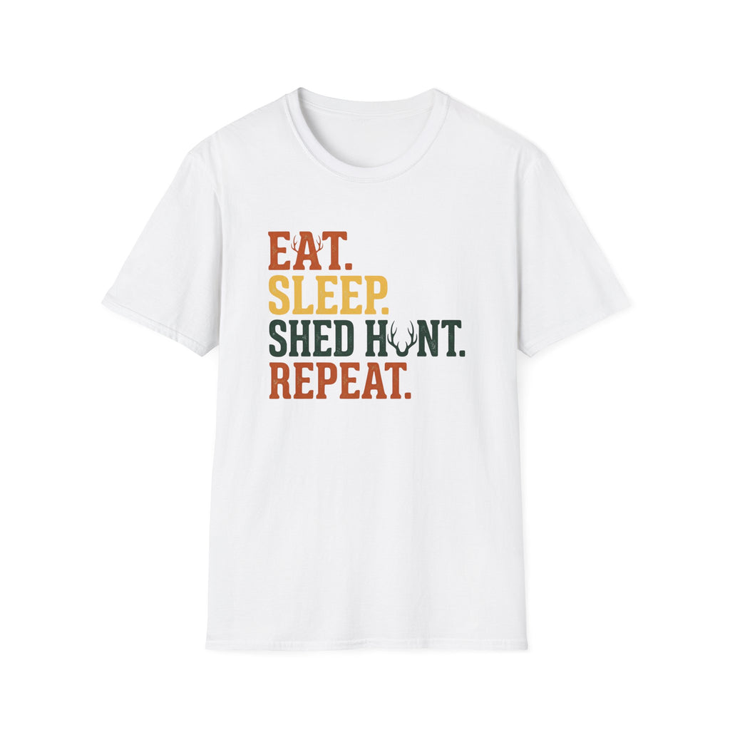 Eat. Sleep. Shed Hunt. Repeat. Antler T-Shirt