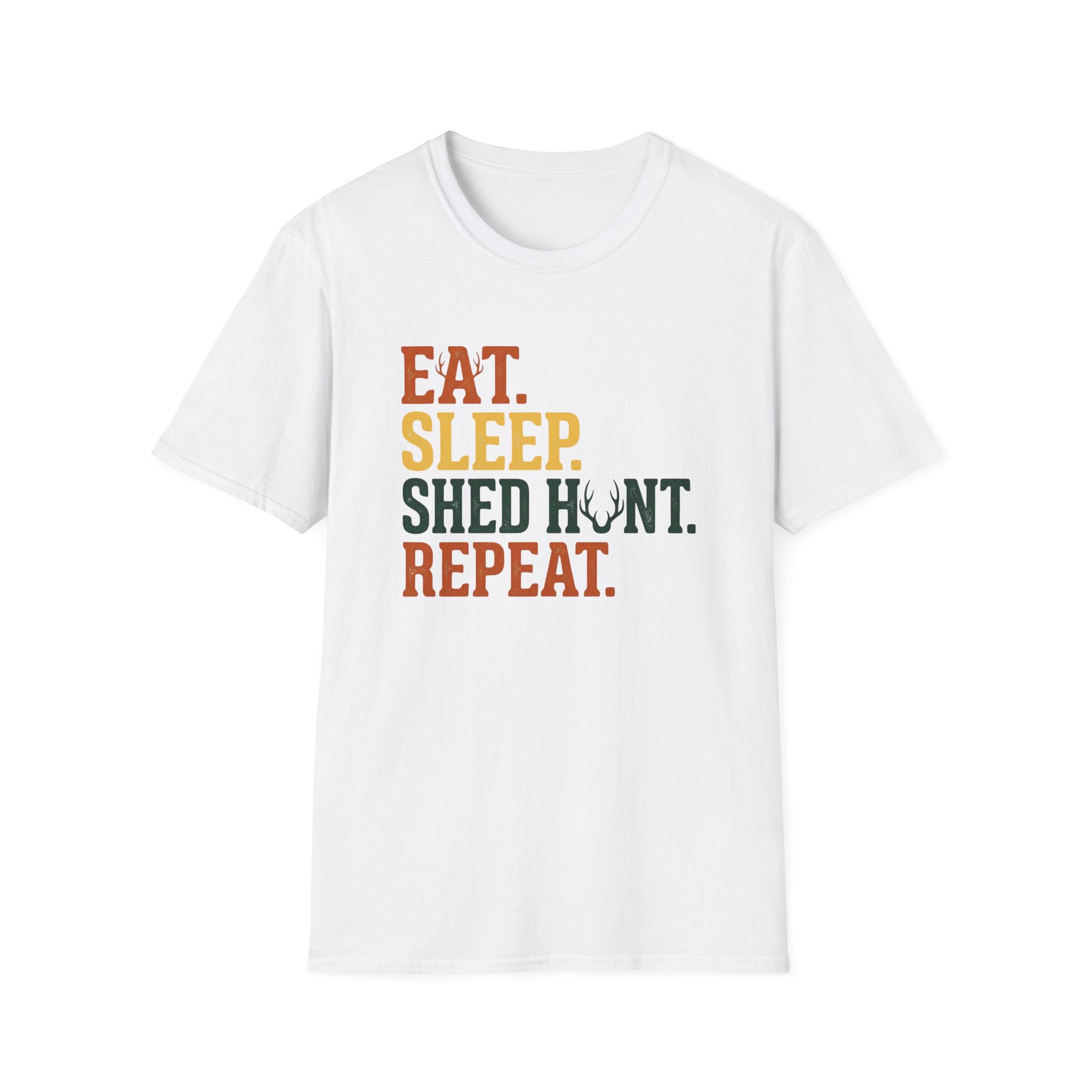 Eat. Sleep. Shed Hunt. Repeat. Antler T-Shirt
