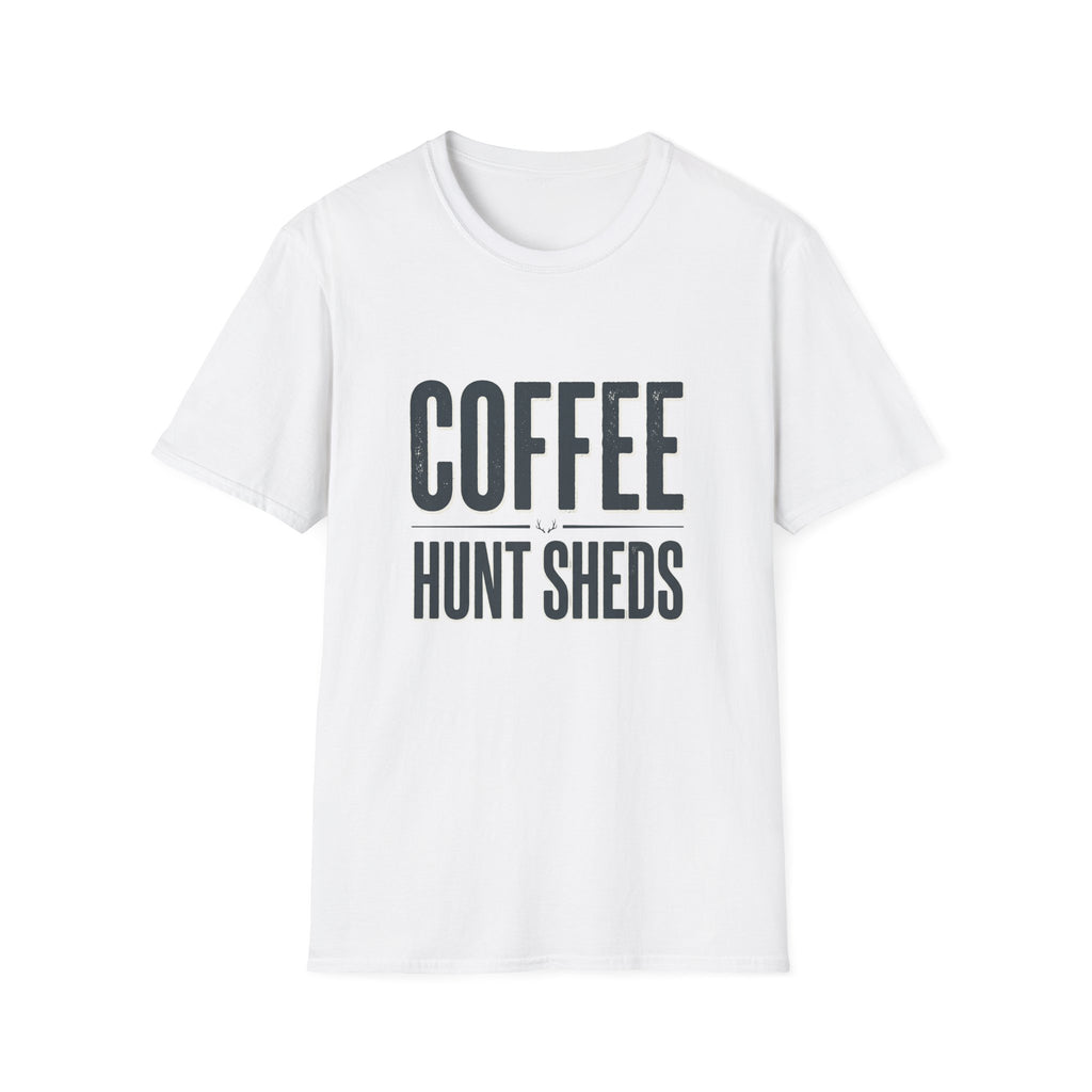 Drink Coffee & Hunt Sheds Antler T-Shirt