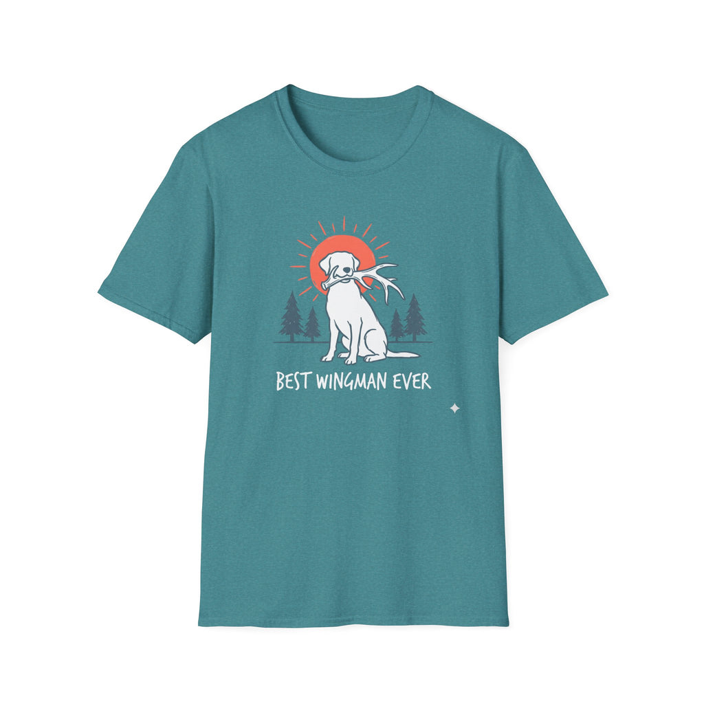 "Best Wingman Ever" Shed Hunting Dog T-Shirt