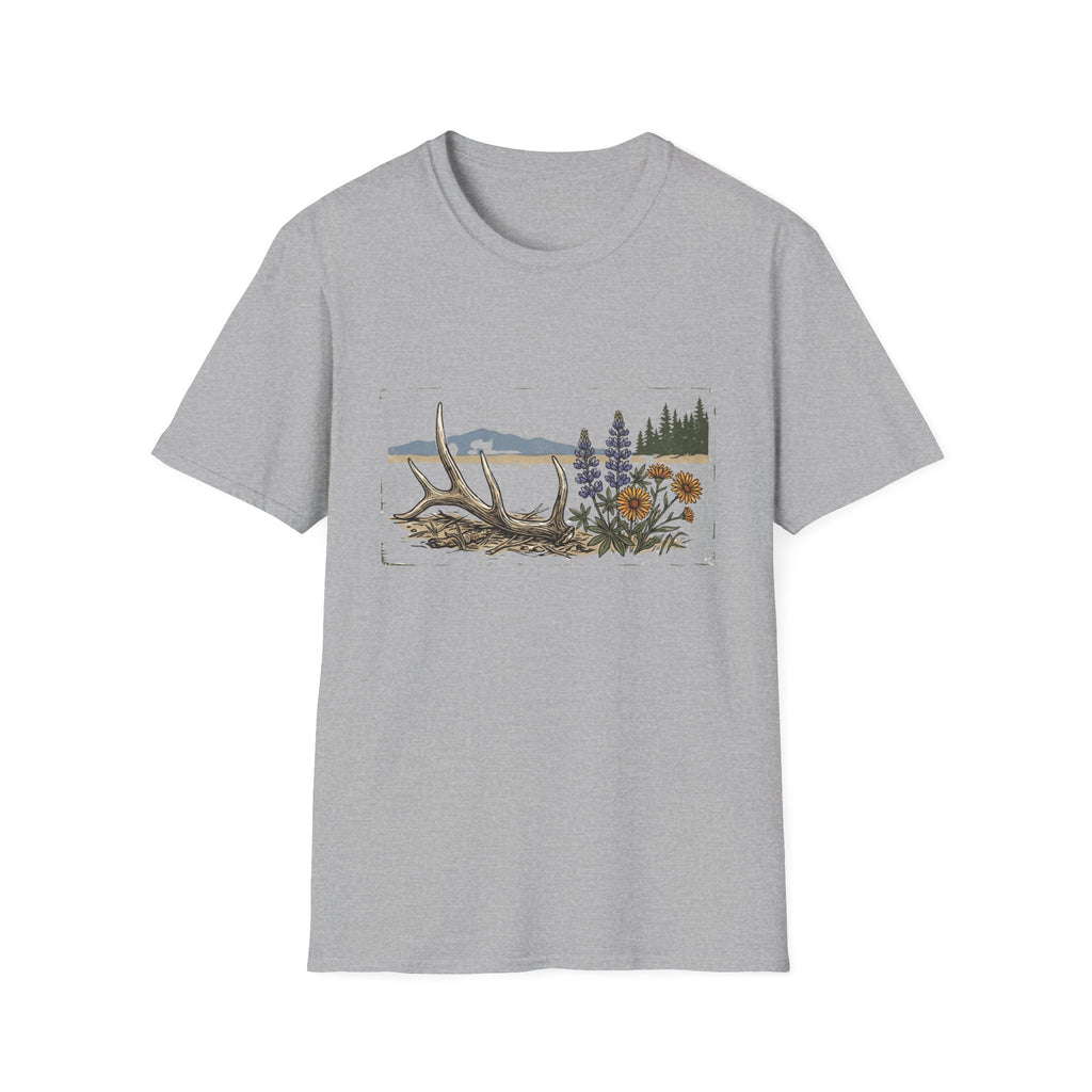Elk Shed & Wildflowers T-Shirt