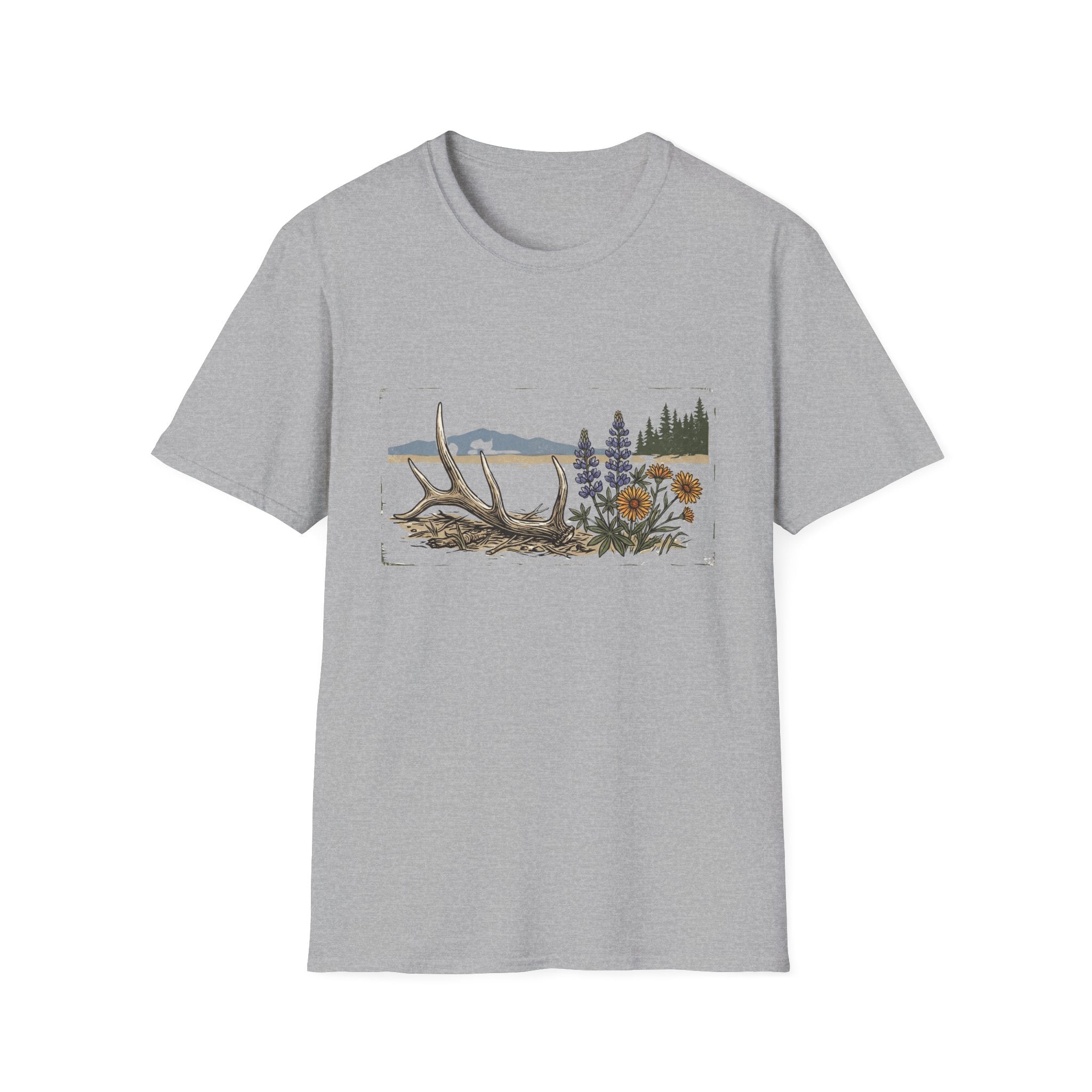 Elk Shed & Wildflowers T-Shirt