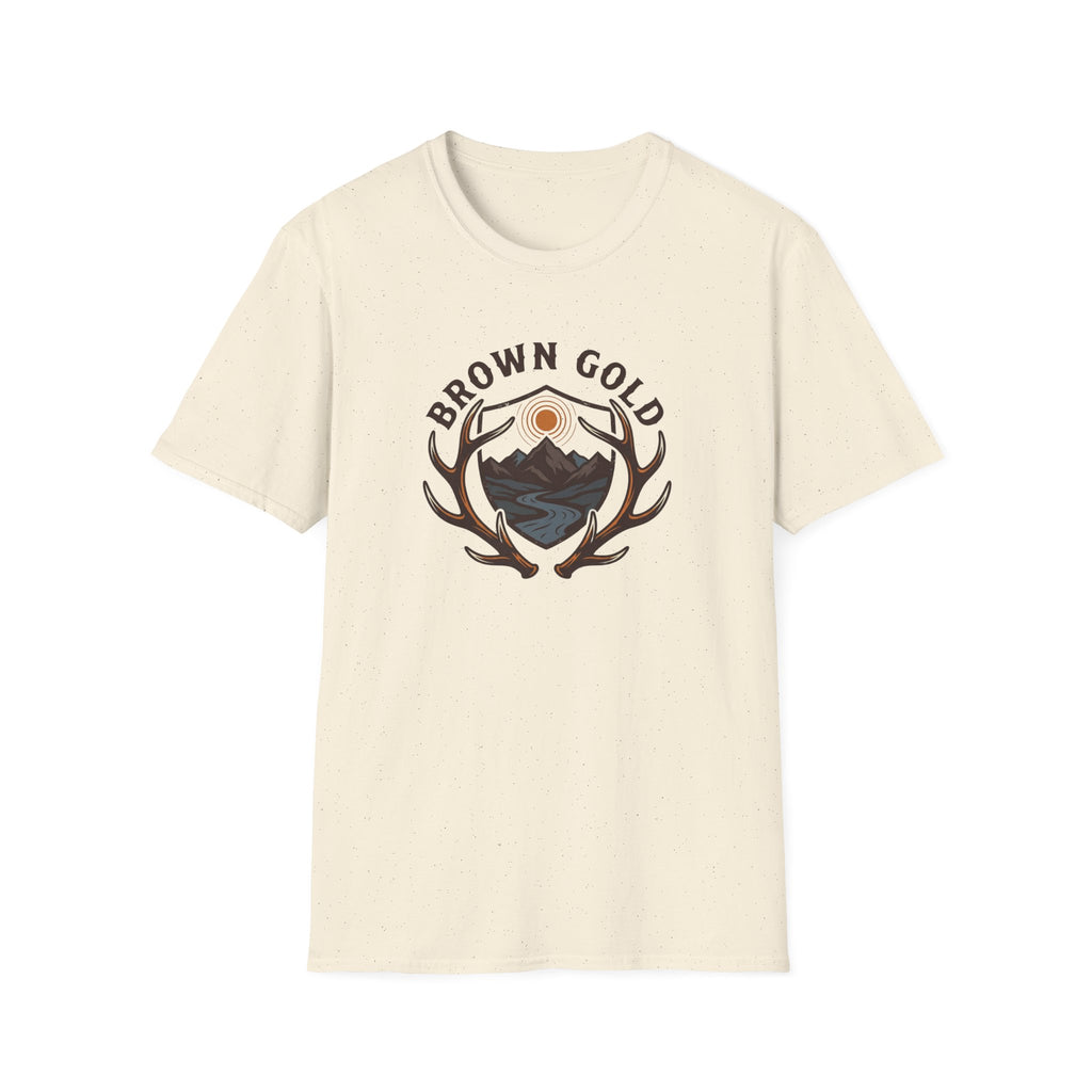 Brown Gold Shield T-Shirt