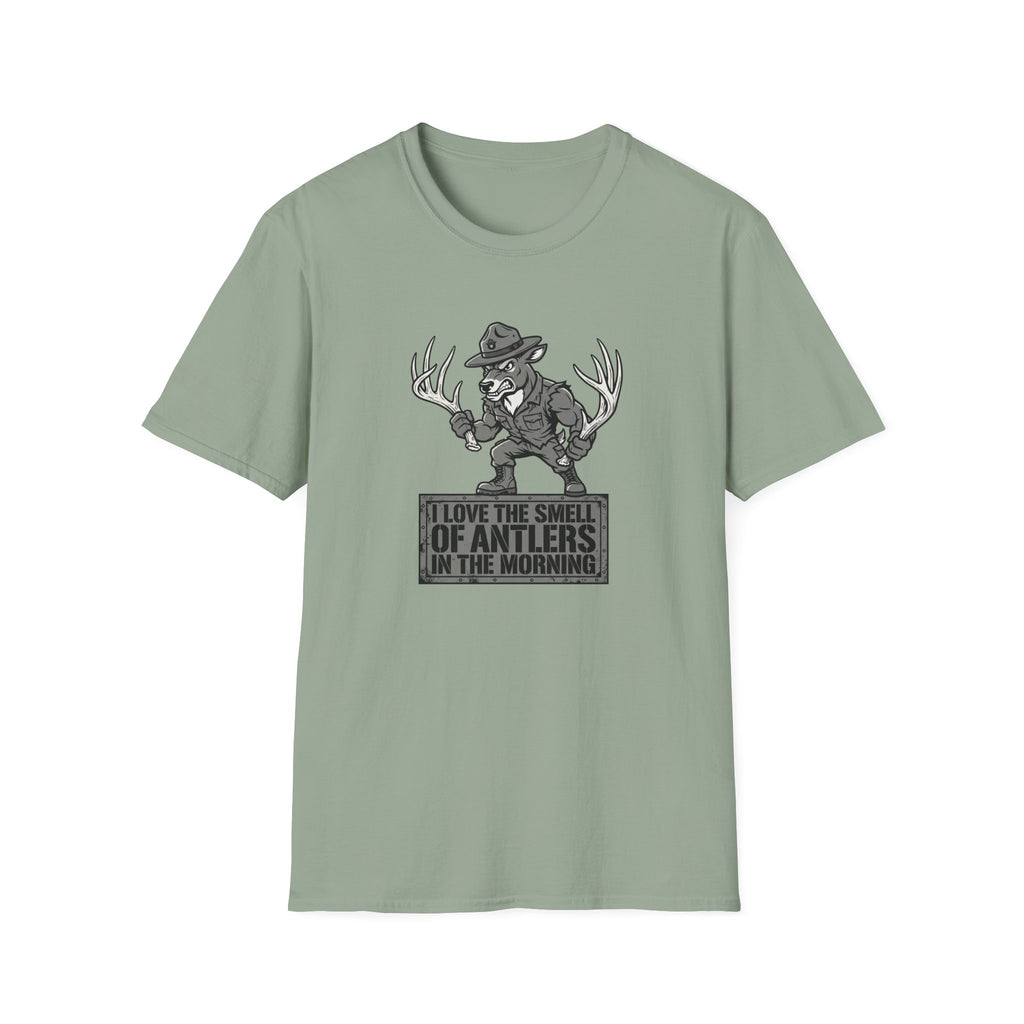 I Love the Smell of Antlers in the Morning. Deer Sargeant T-Shirt