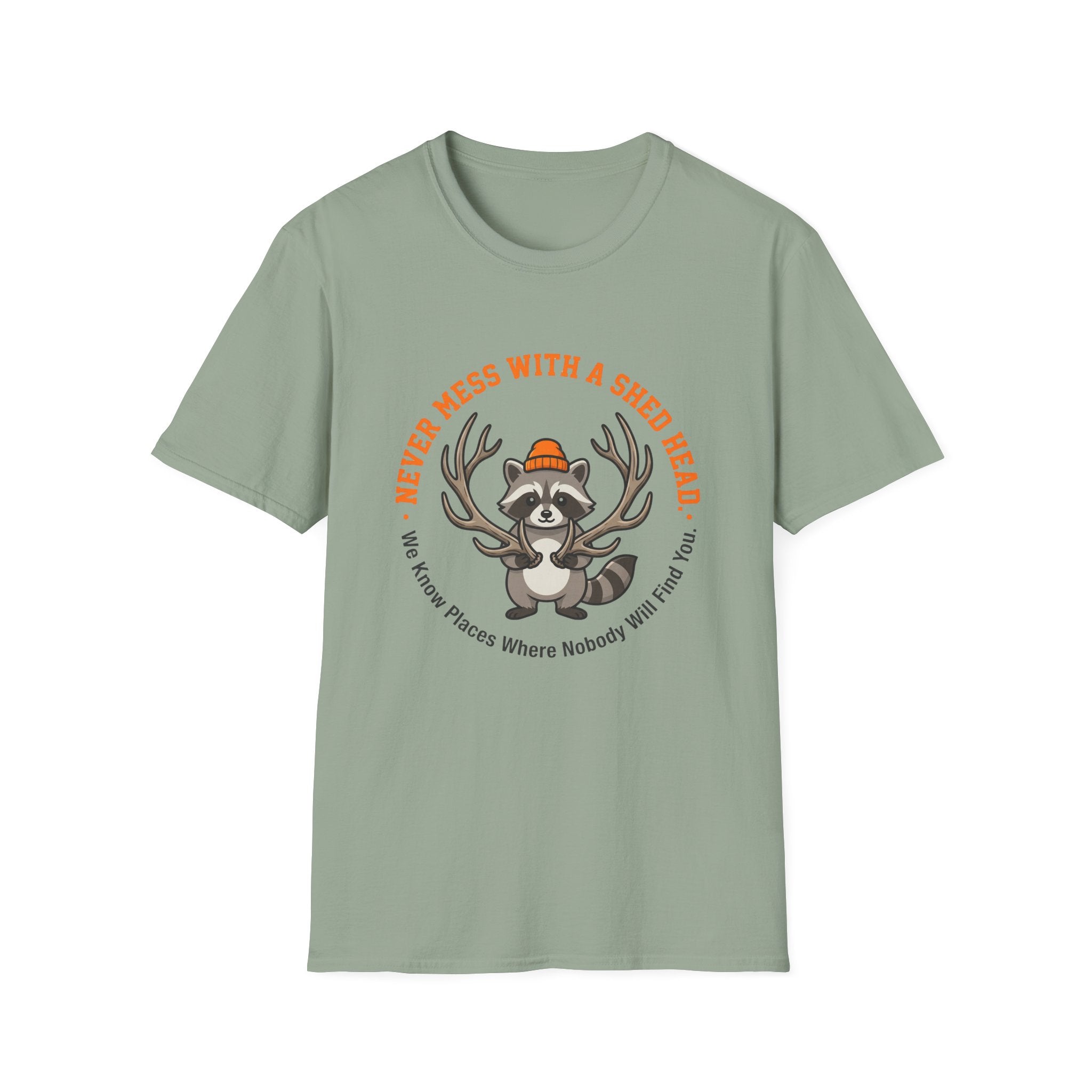 Never Mess With A Shed Head Raccoon T-Shirt