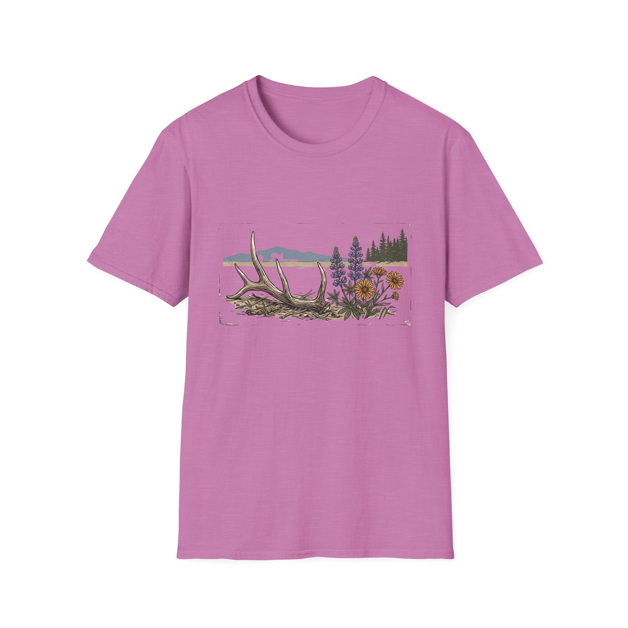 Elk Shed & Wildflowers T-Shirt