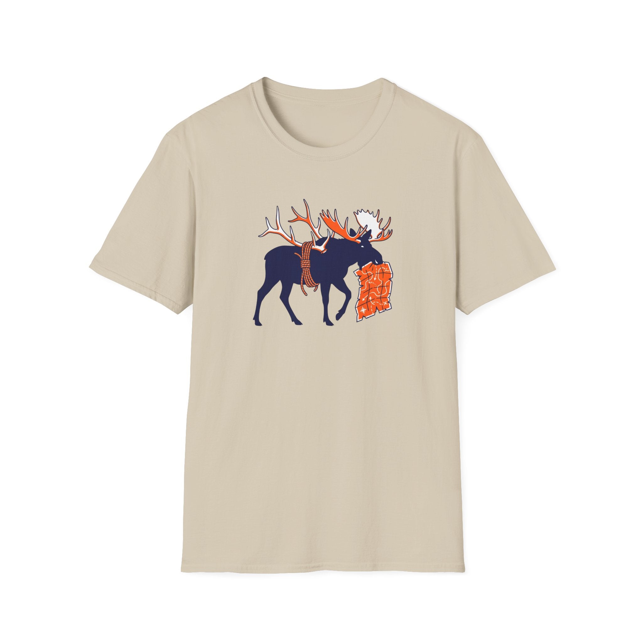 The Moose With The Map T-Shirt