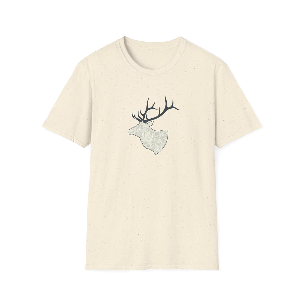 Elk Topography Silhouette T-Shirt