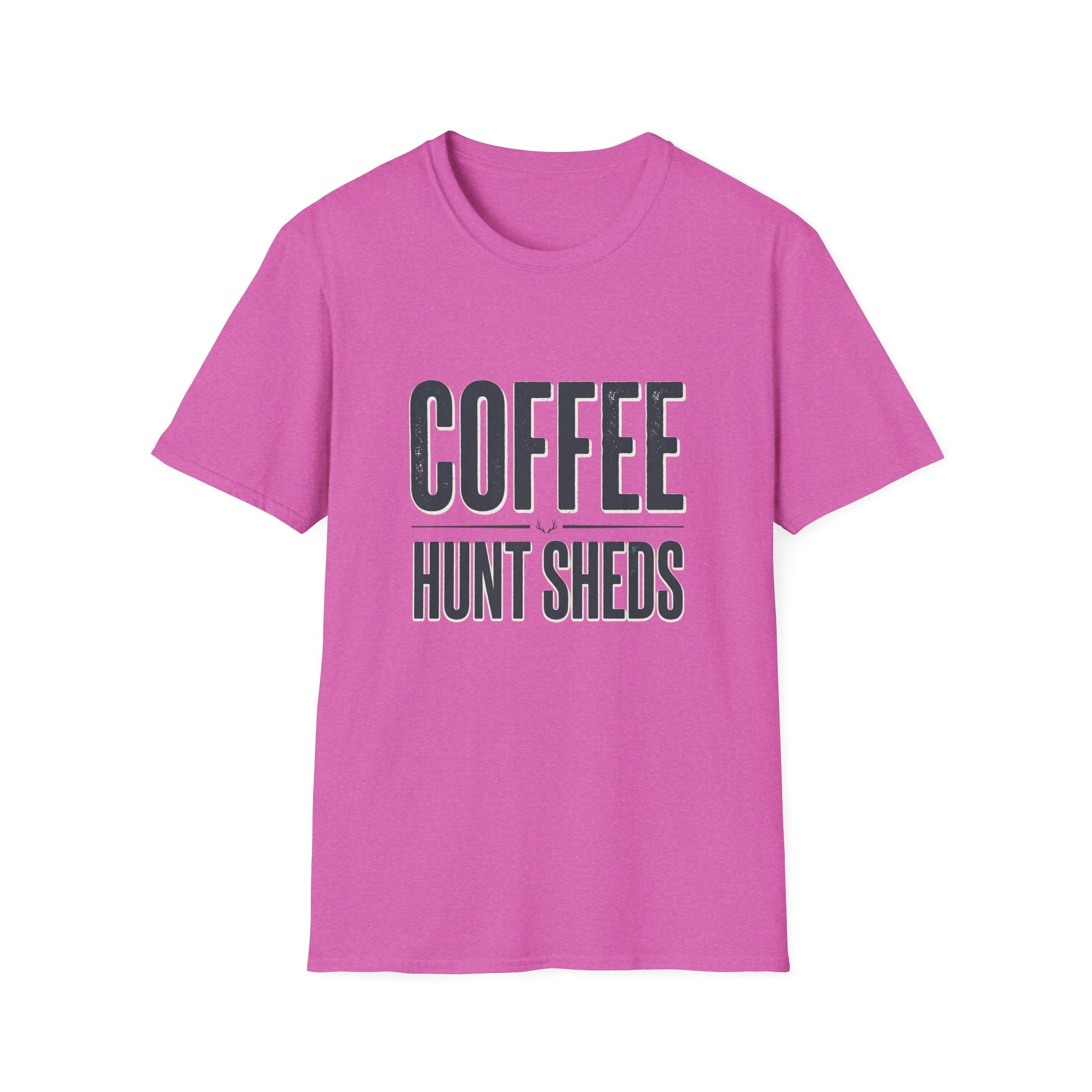 Drink Coffee & Hunt Sheds Antler T-Shirt