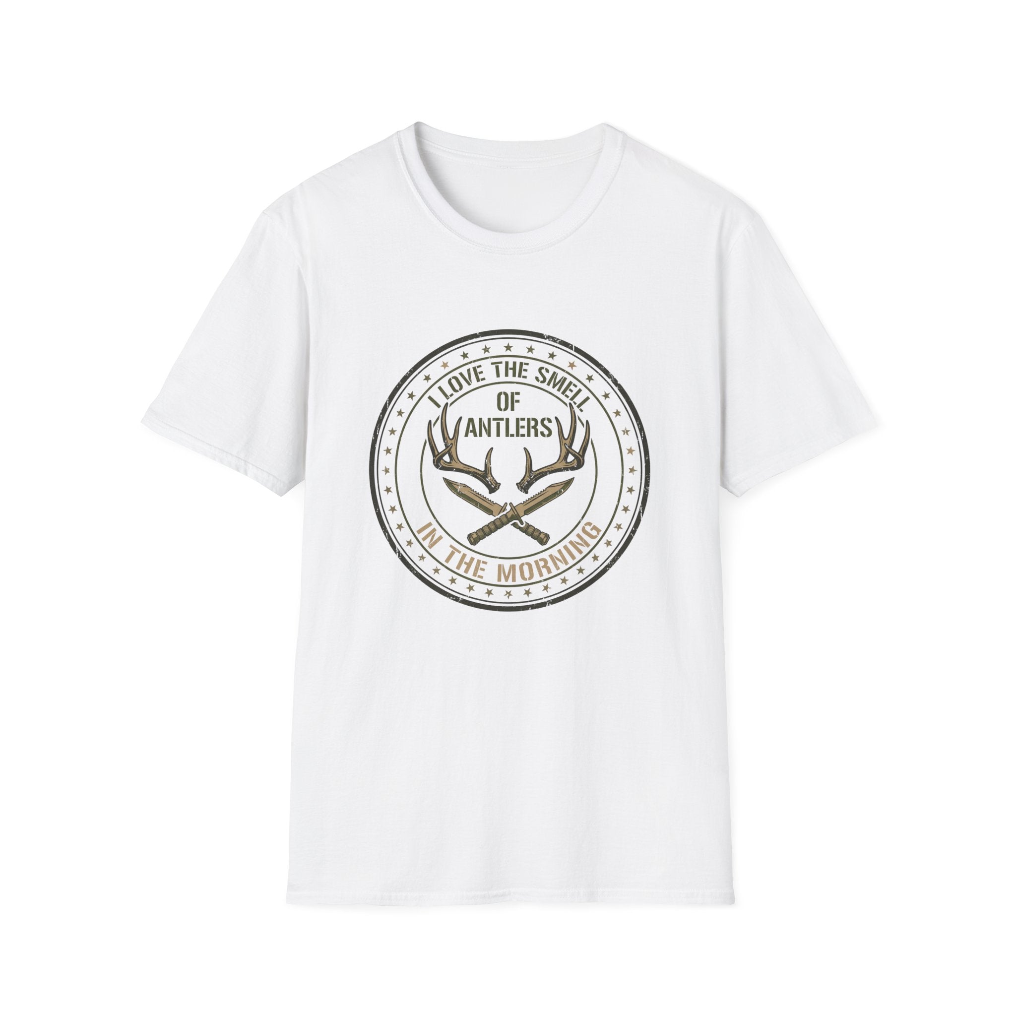 I Love the Smell of Antlers in the Morning T-Shirt