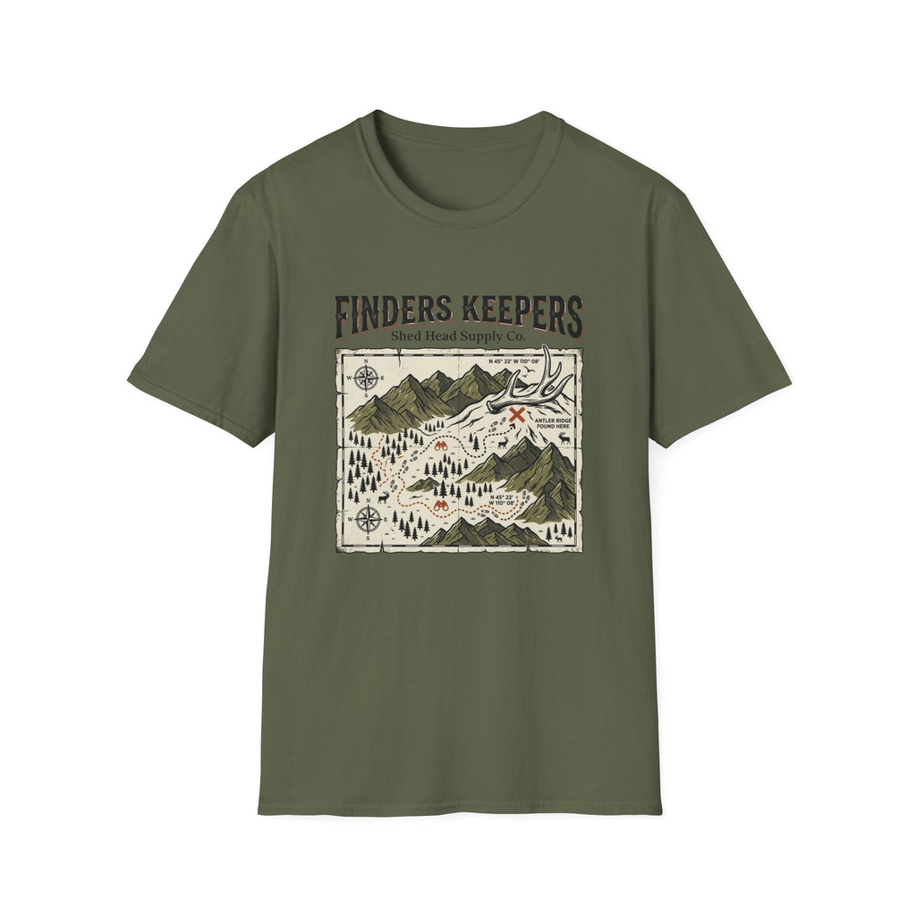Finders Keepers Treasure Map T-Shirt
