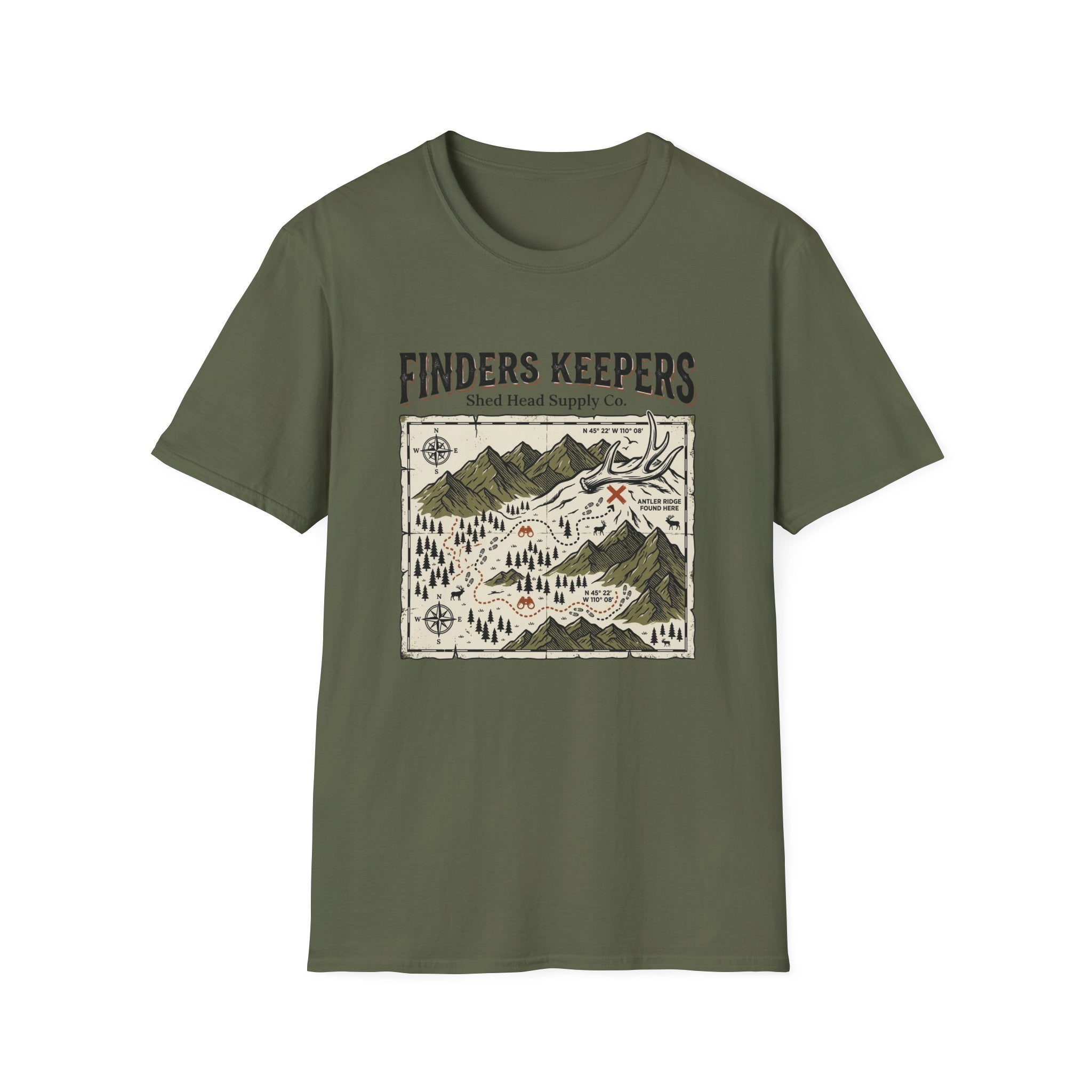 Finders Keepers Treasure Map T-Shirt