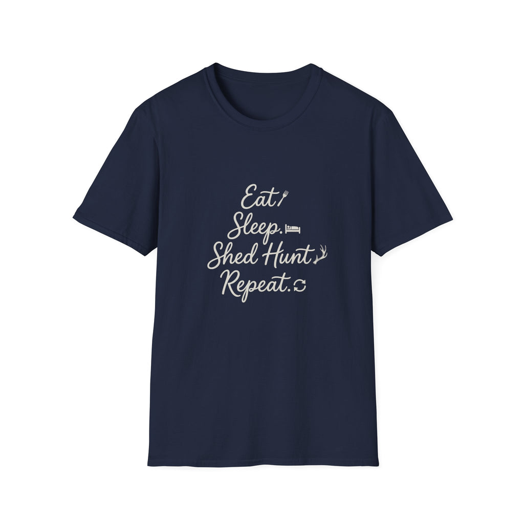 Eat. Sleep. Shed Hunt. Repeat. T-Shirt