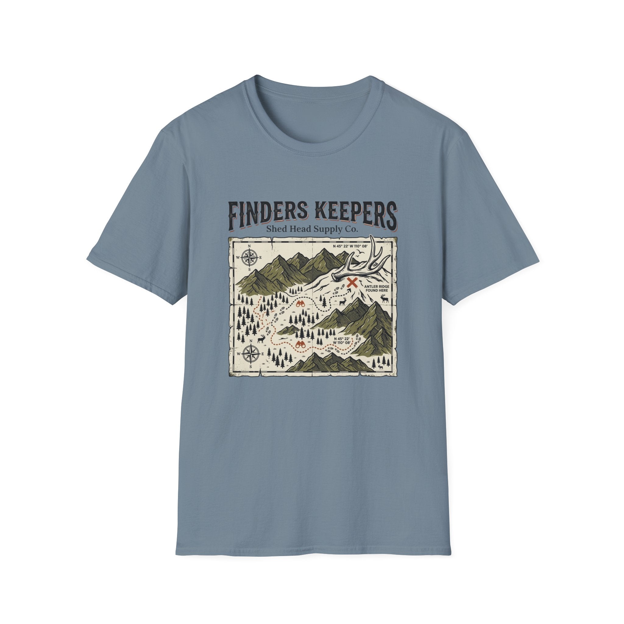 Finders Keepers Treasure Map T-Shirt