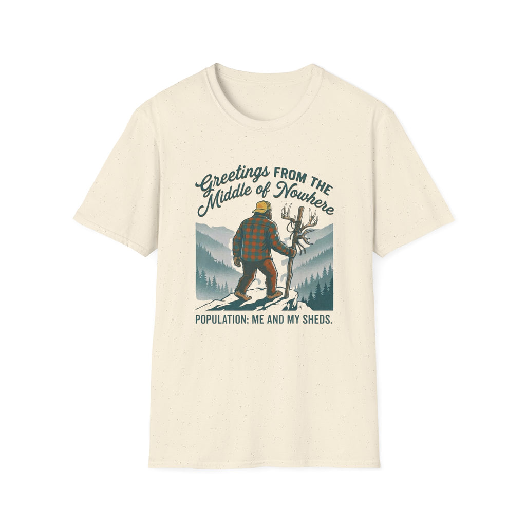 Greetings From the Middle of Nowhere T-Shirt