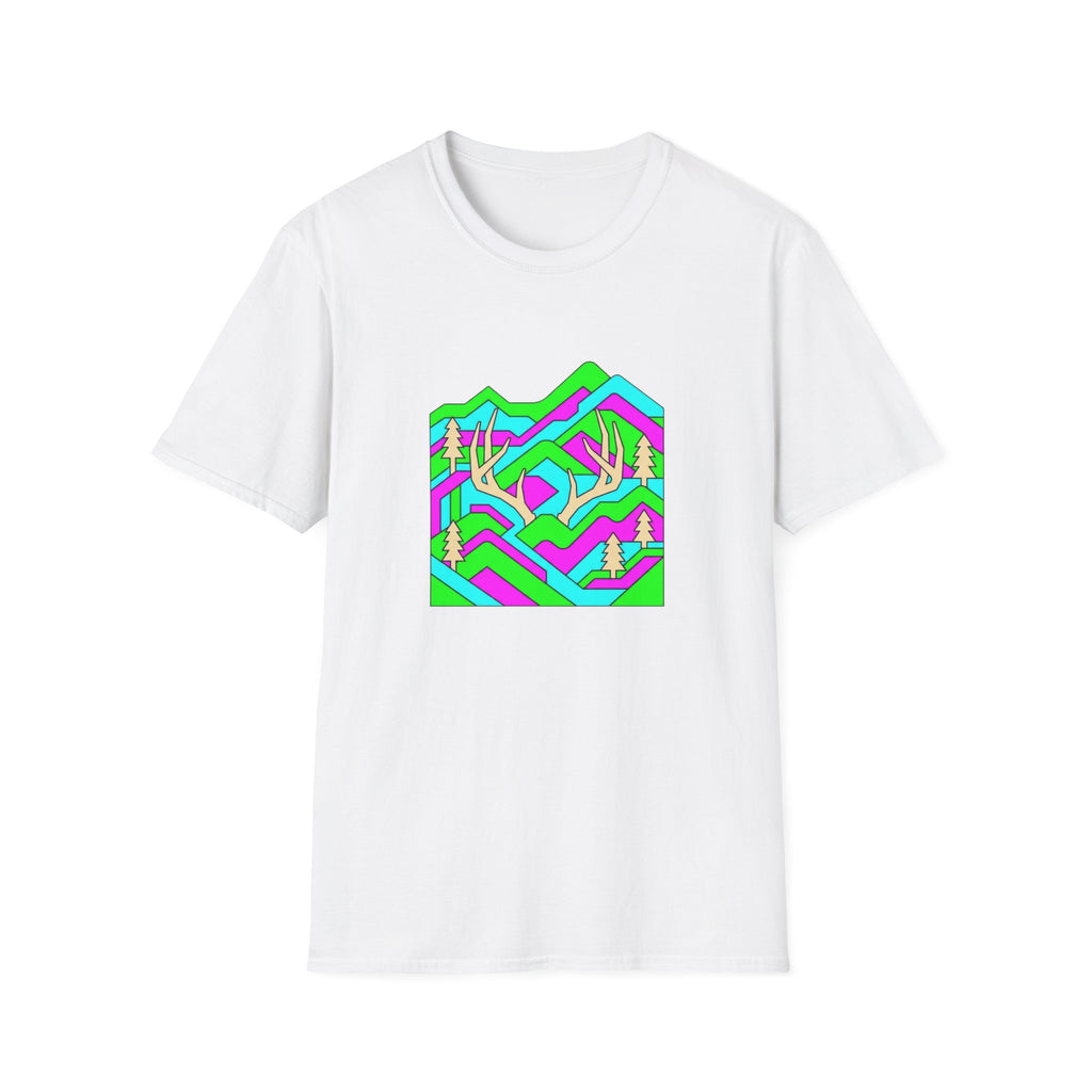Neon Mountain Sheds T-Shirt
