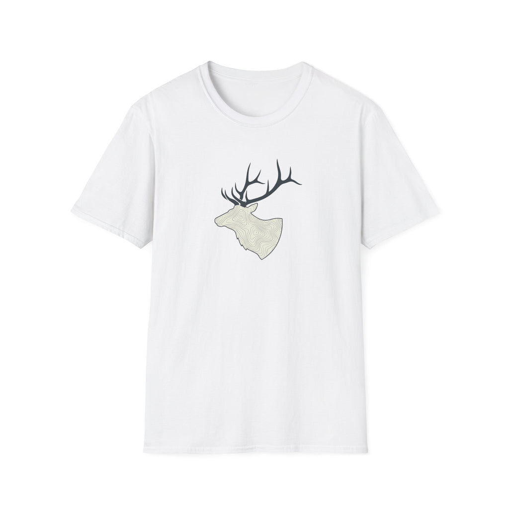 Elk Topography Silhouette T-Shirt