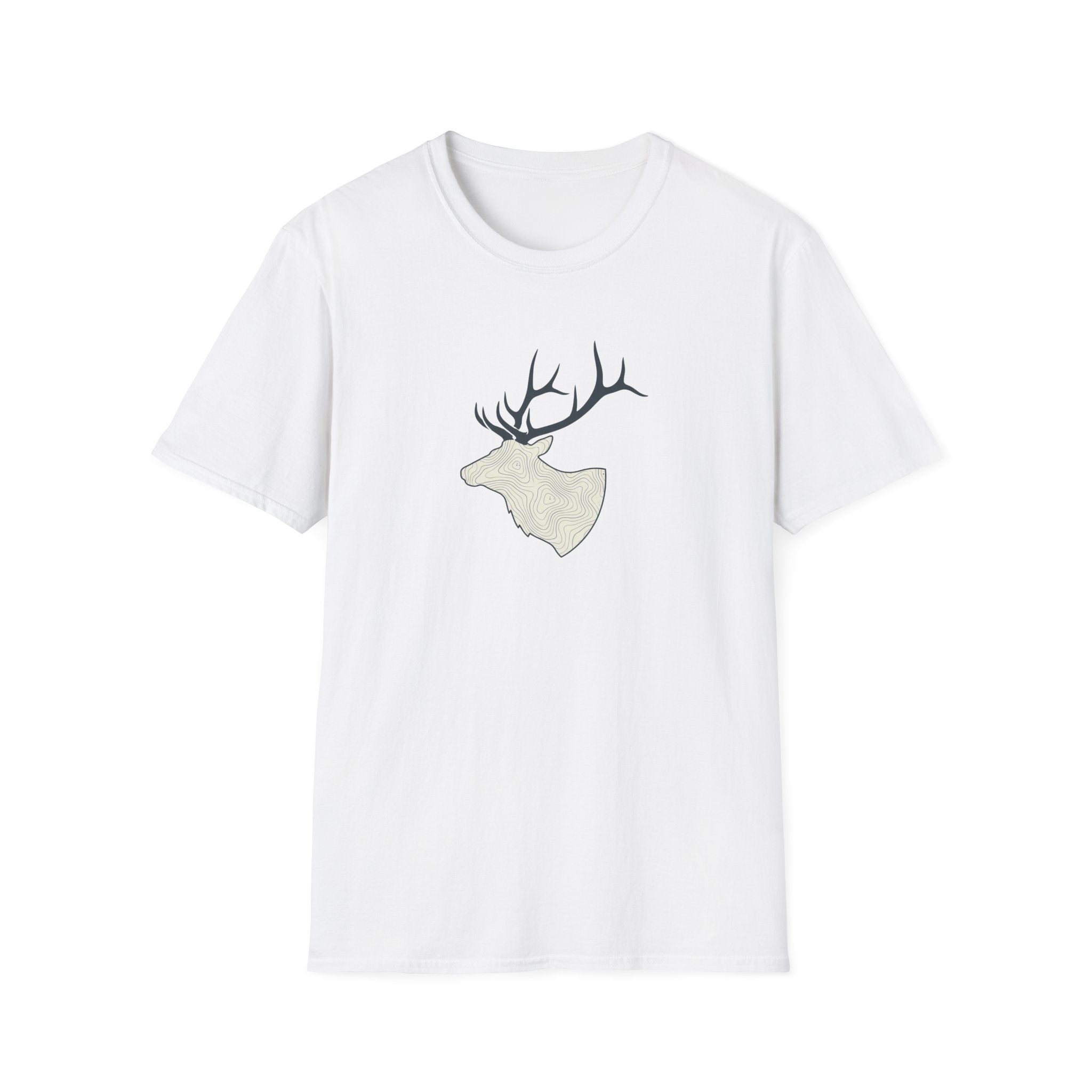 Elk Topography Silhouette T-Shirt