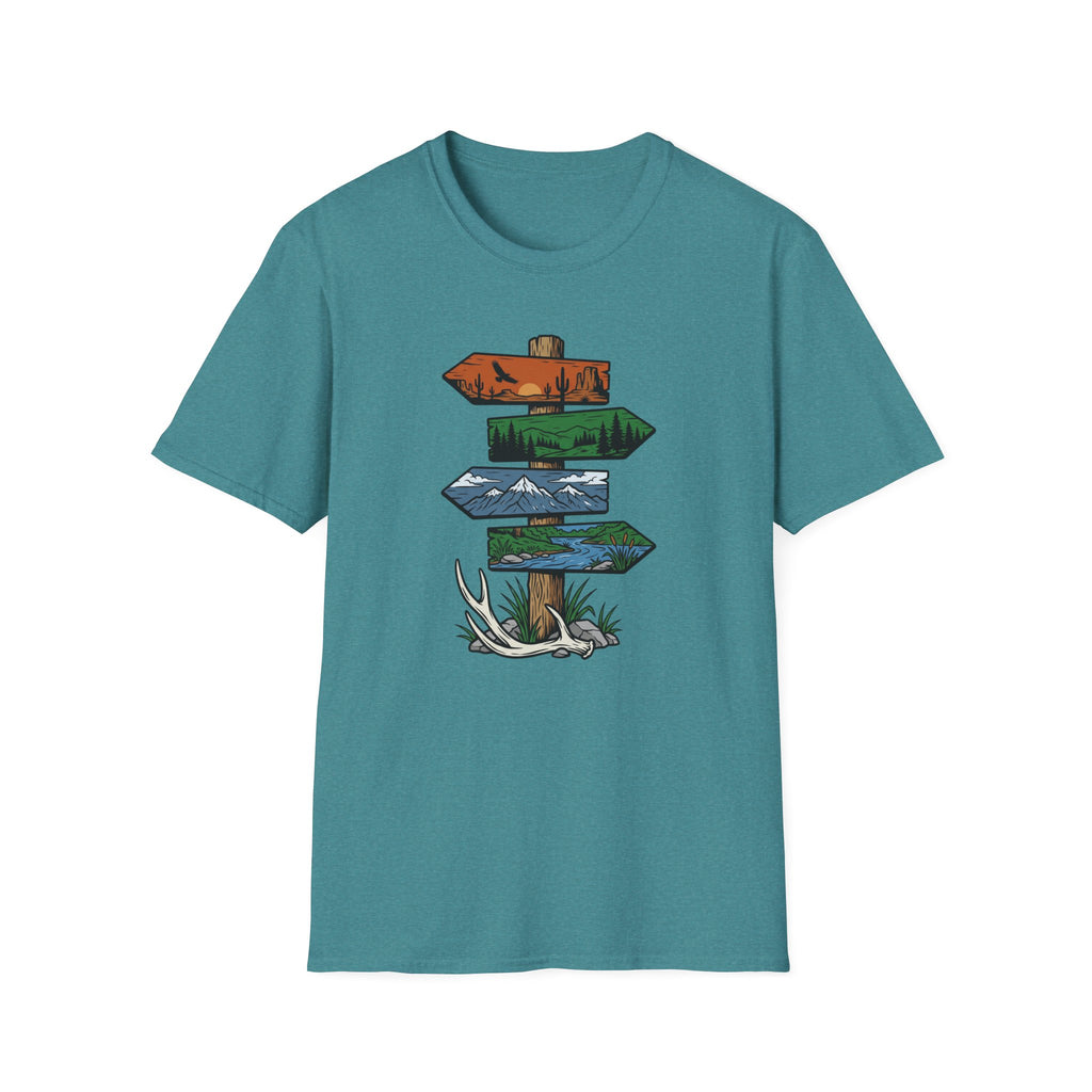 Antler Drop Signpost T-Shirt
