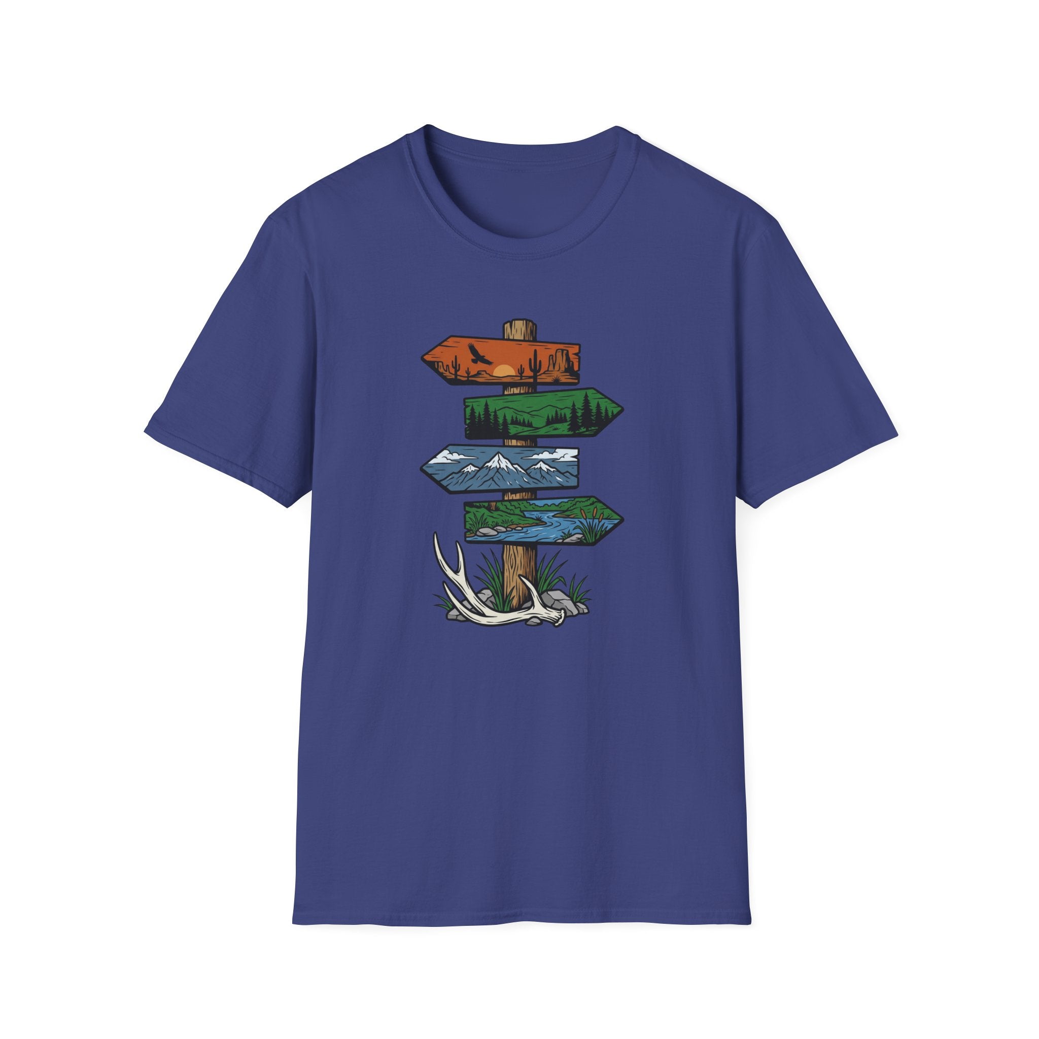 Antler Drop Signpost T-Shirt